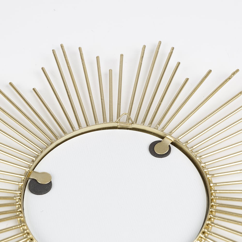 Espejo de metal Sun 32cm