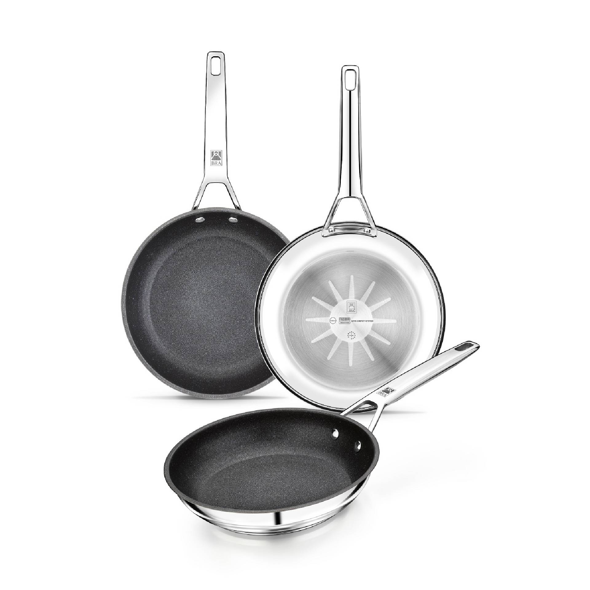 Sartén de acero inoxidable Connect Ø24cm