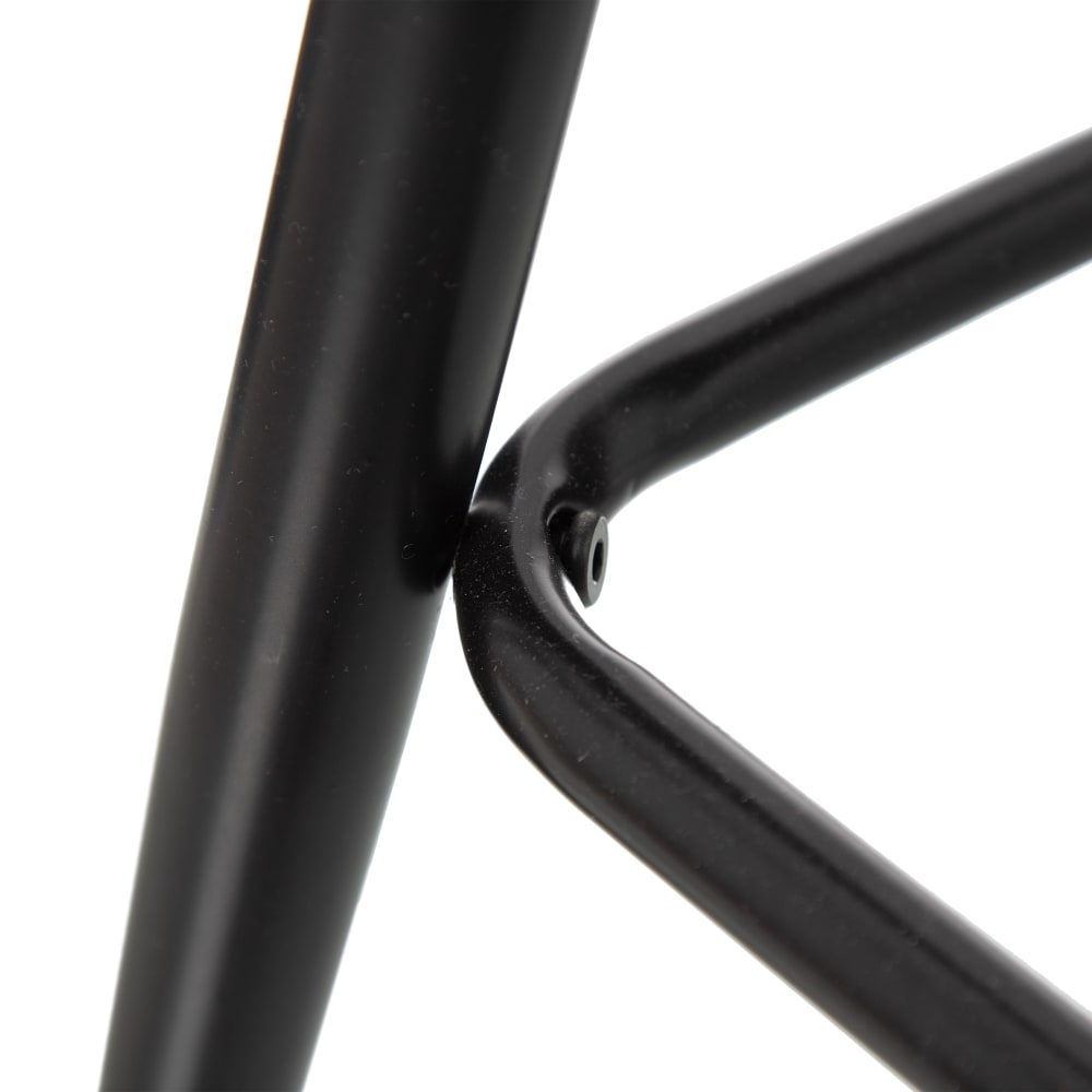 Set de 2 taburetes altos de metal gris Caleb 40x48x102cm