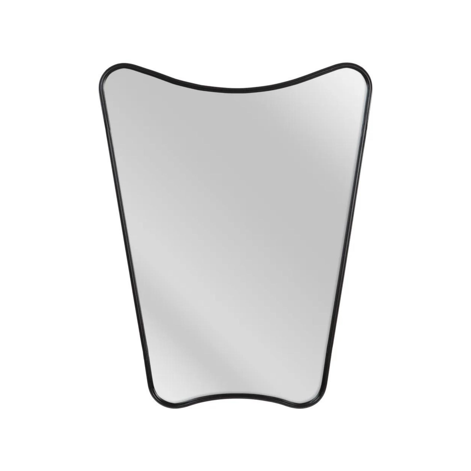 Espejo de pared mariposa de metal negro 77x2,50x98cm