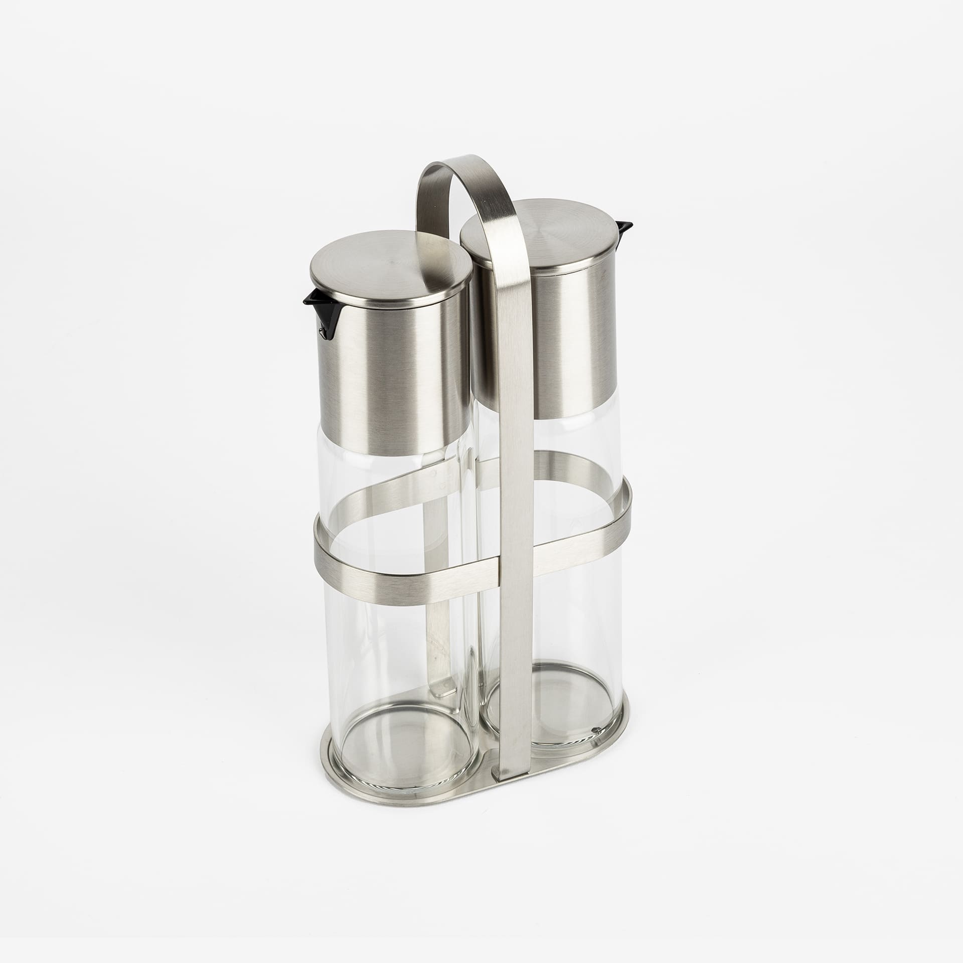 Set aceitera/vinagrera de acero 180ml