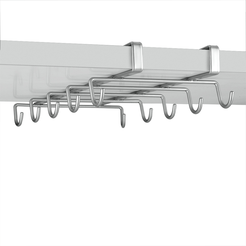 Colgador para 10 tazas acero inoxidable 14x28cm