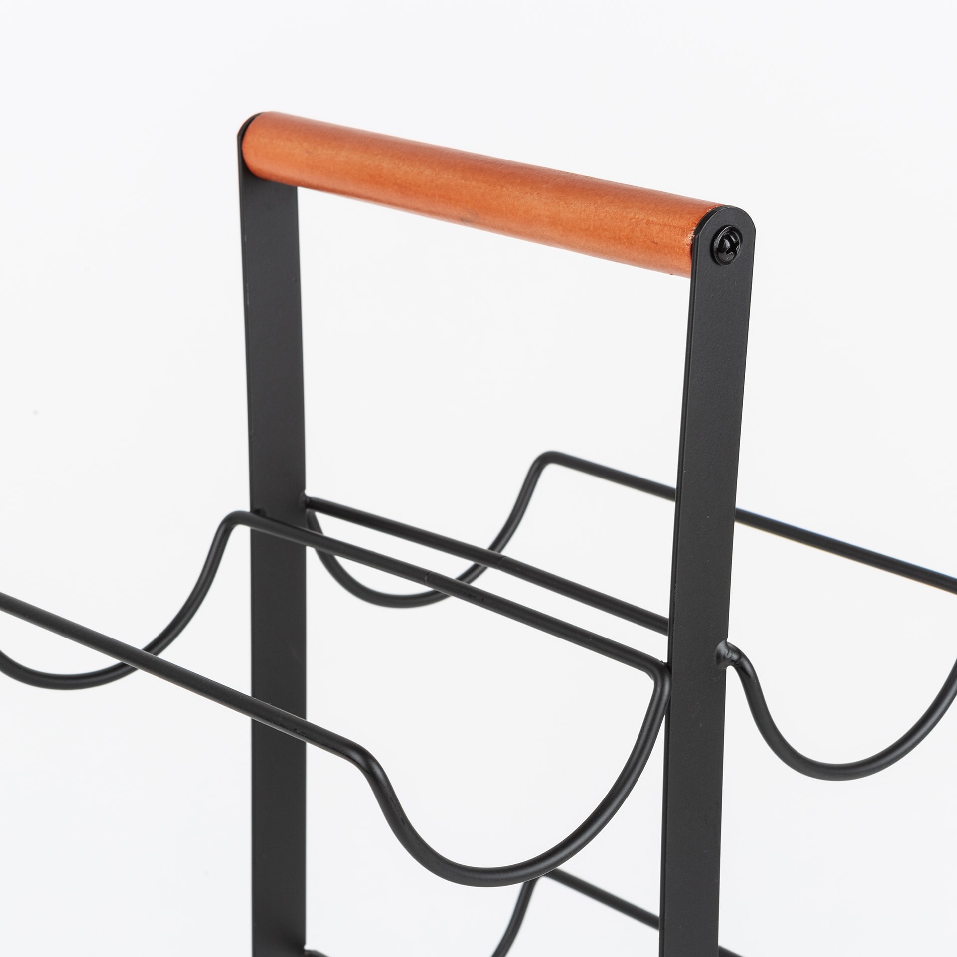 Botellero de acero Preto 20x19x48cm