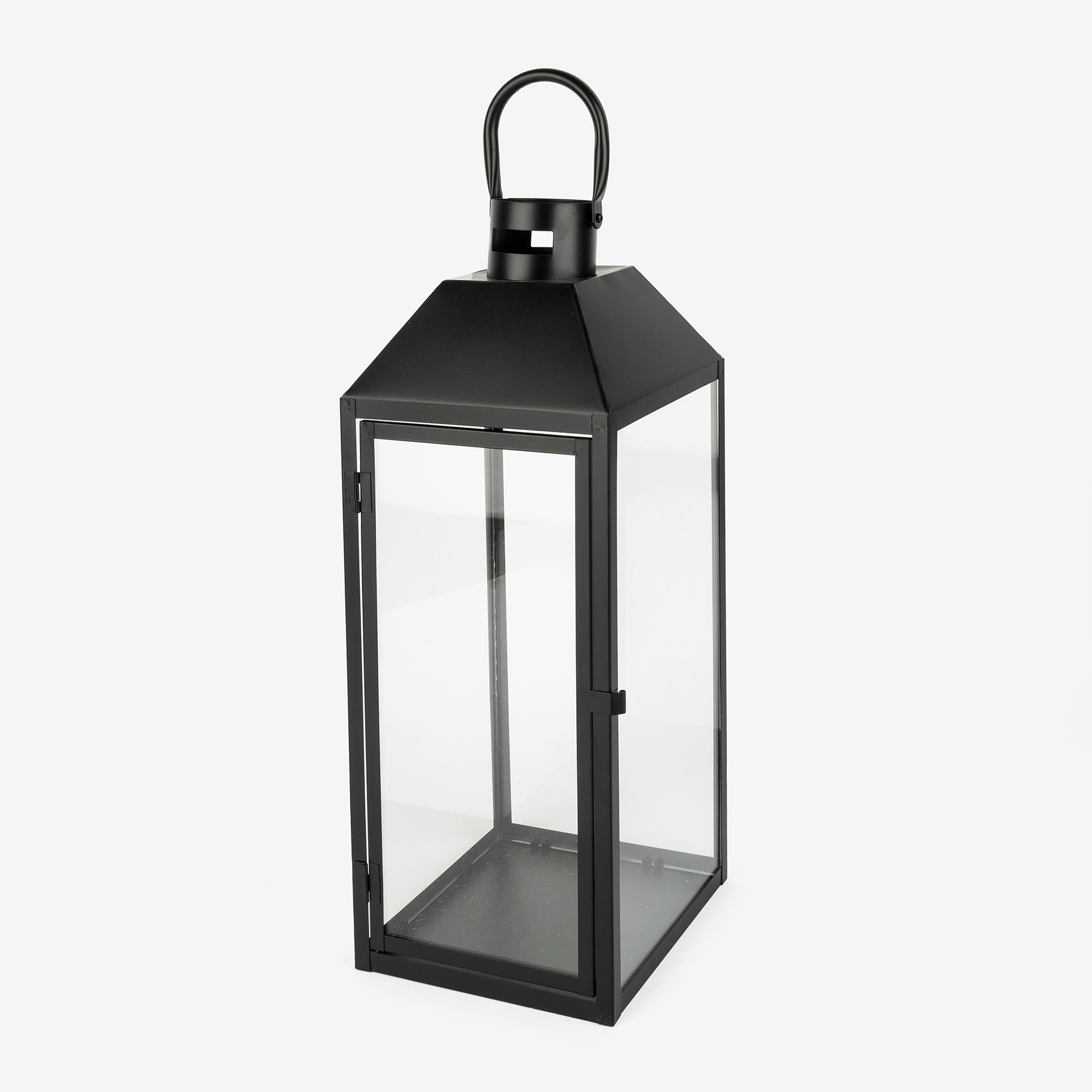 Farol de metal negro Fenjer &Oslash;18x50cm