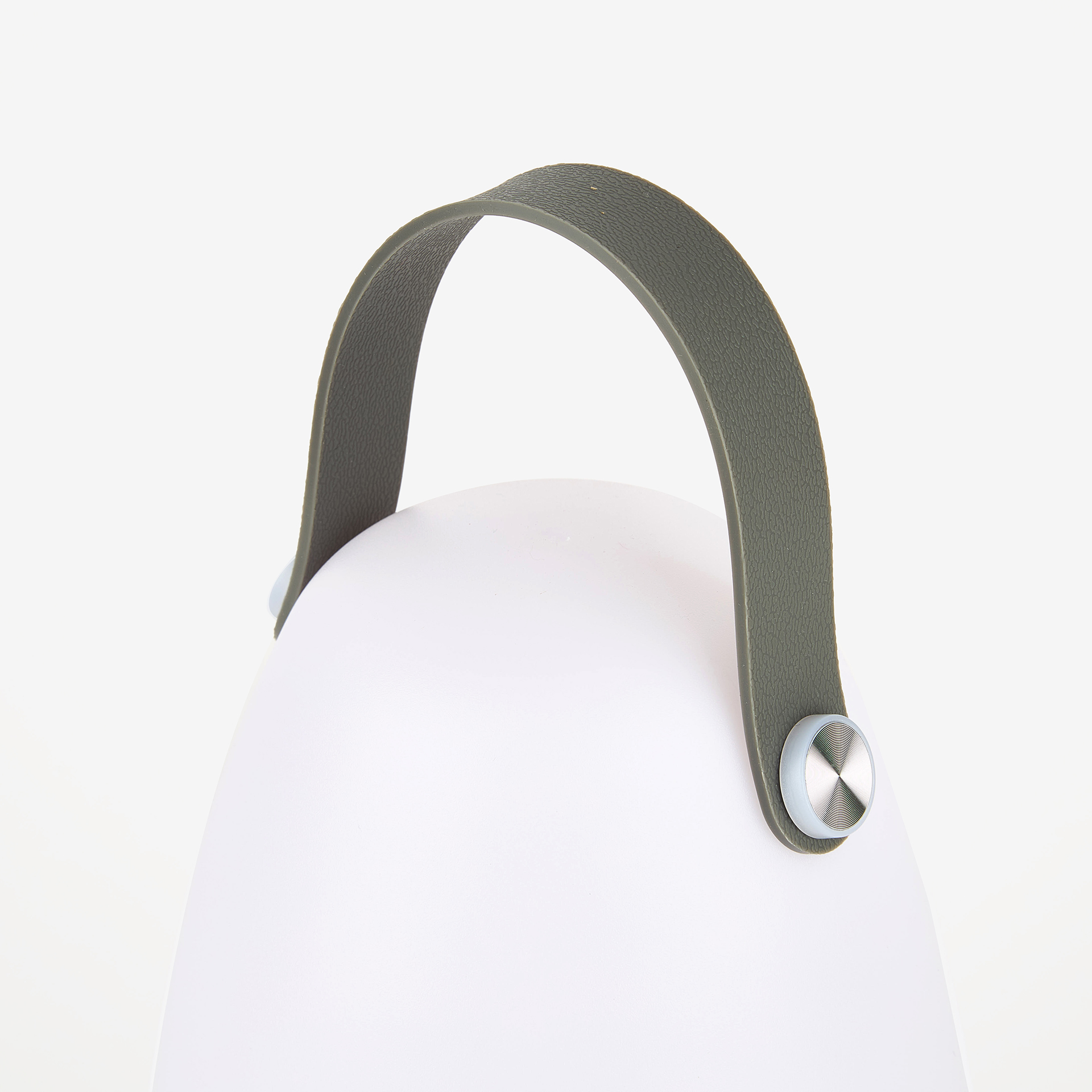 L&aacute;mpara de mesa inal&aacute;mbrica LED para exterior con asa Aila &Oslash;14x25cm