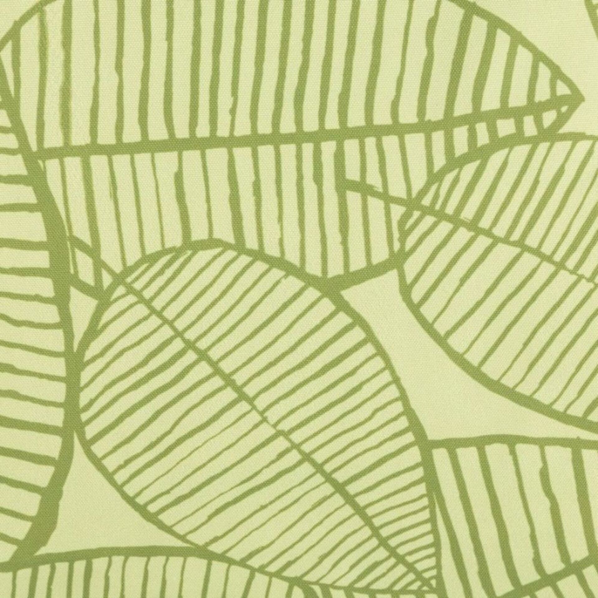 Cojín verde de poliéster Fronda 45x45cm