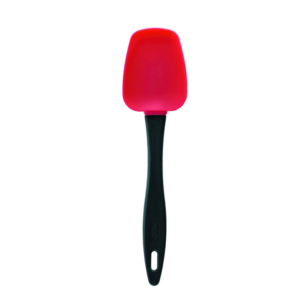 Cuchara de silicona roja L&eacute;ku&eacute;