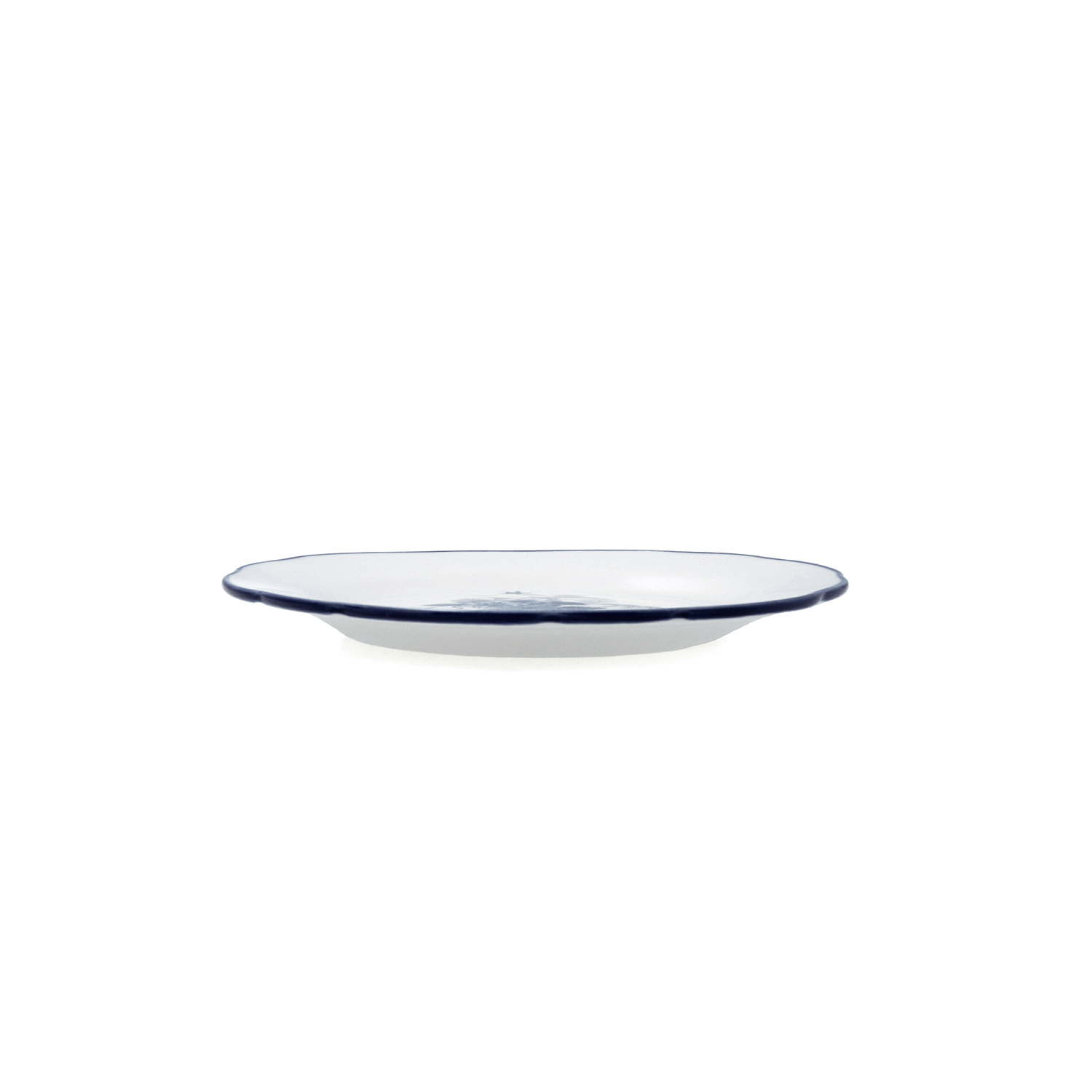 Plato de postre azul de porcelana Charlotte &Oslash;19cm