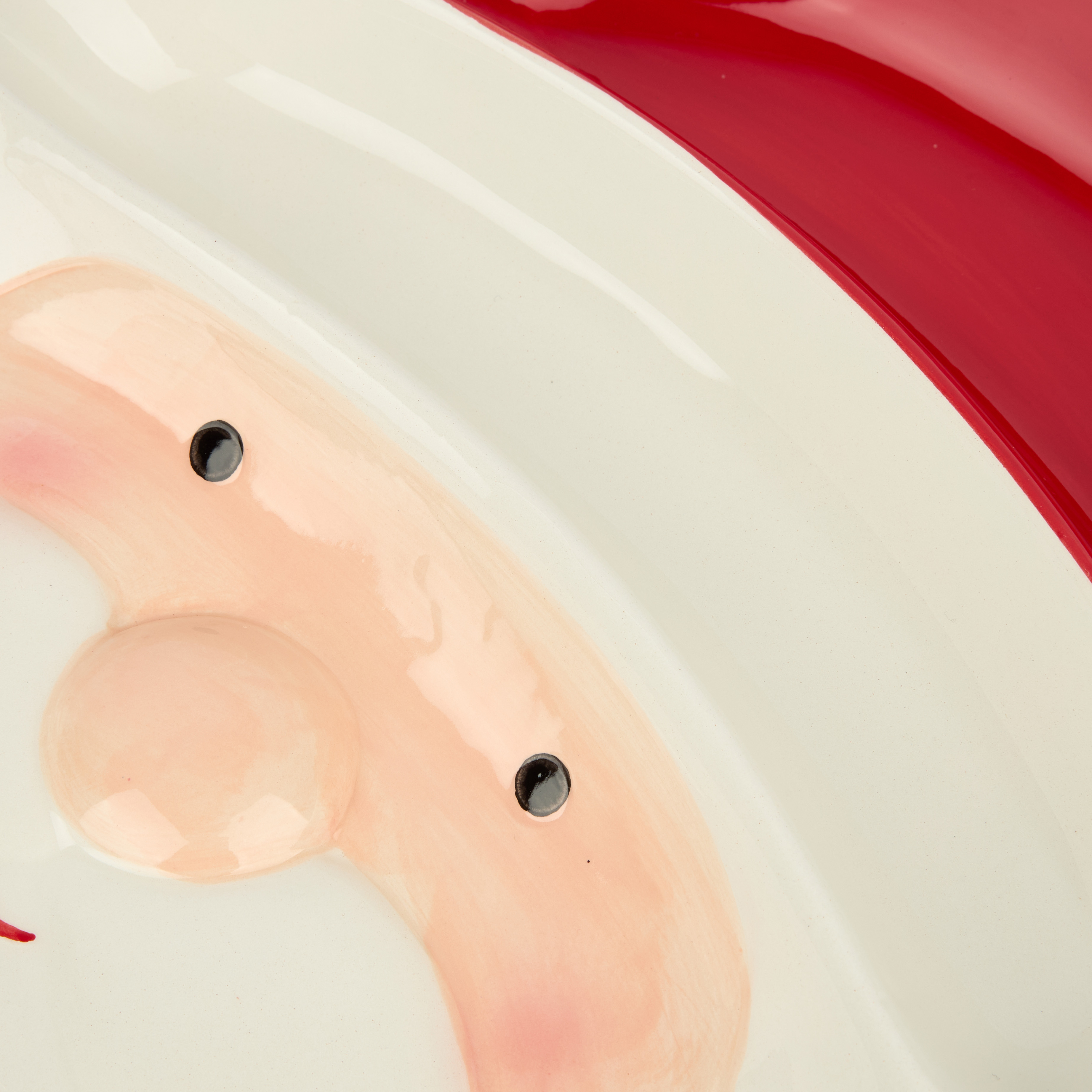 Plato de dolomita Santa Claus 31x23x3,5cm