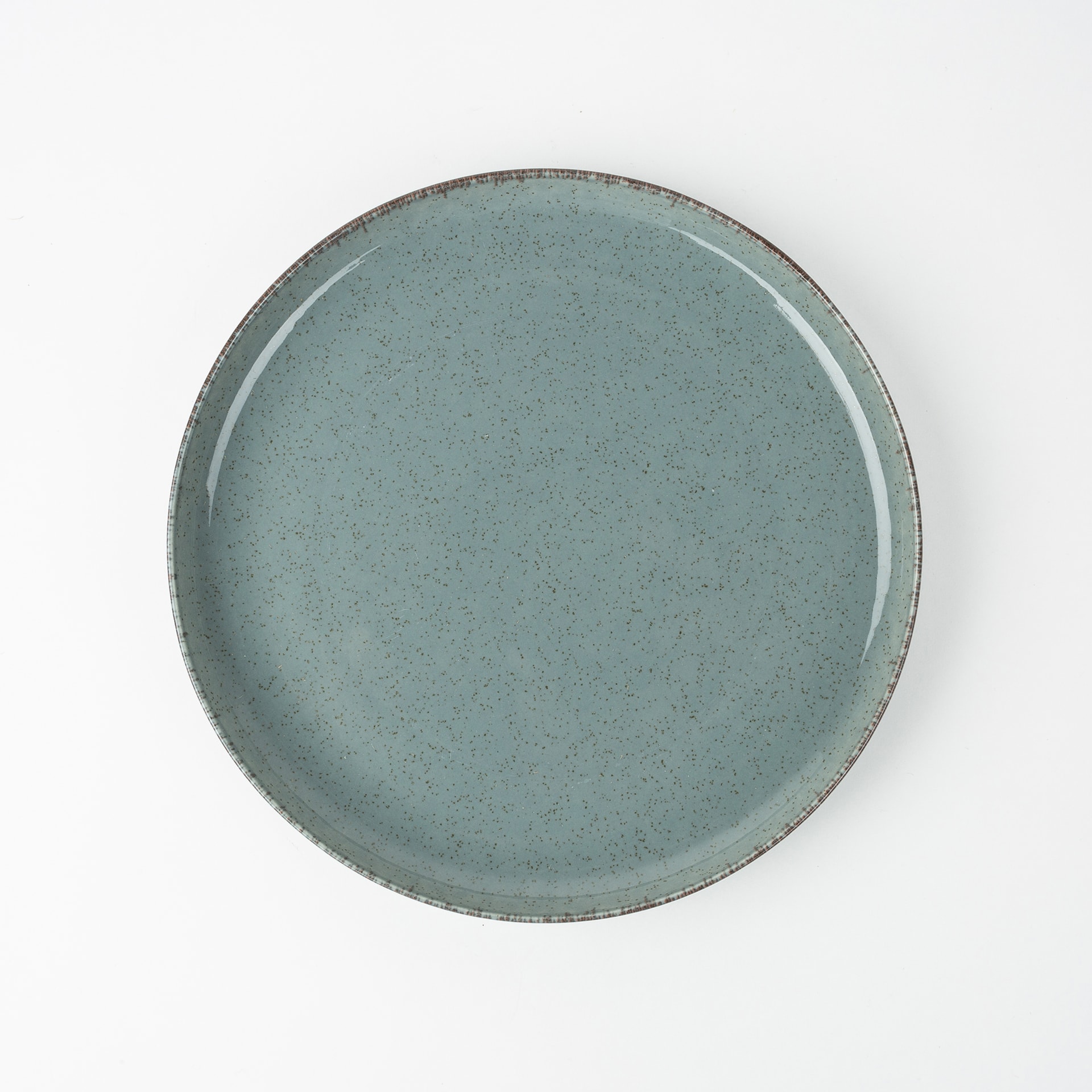 Vajilla de 12 piezas de porcelana azul Olite