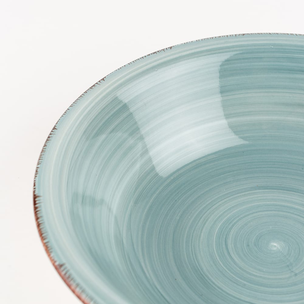 Ensaladera azul de gres Vita Ø23cm