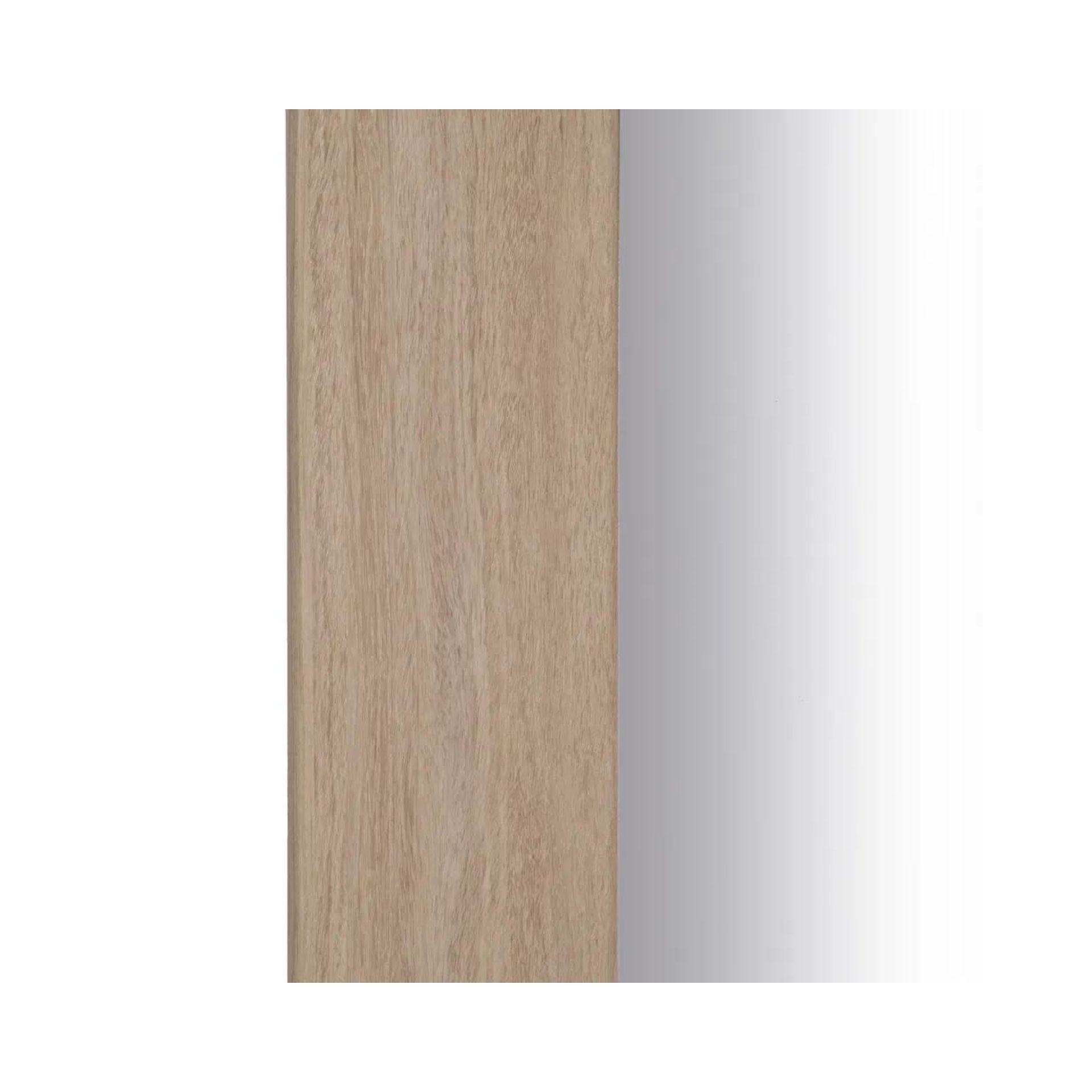 Espejo de pared ovalado de madera DM 65x2,2x160cm