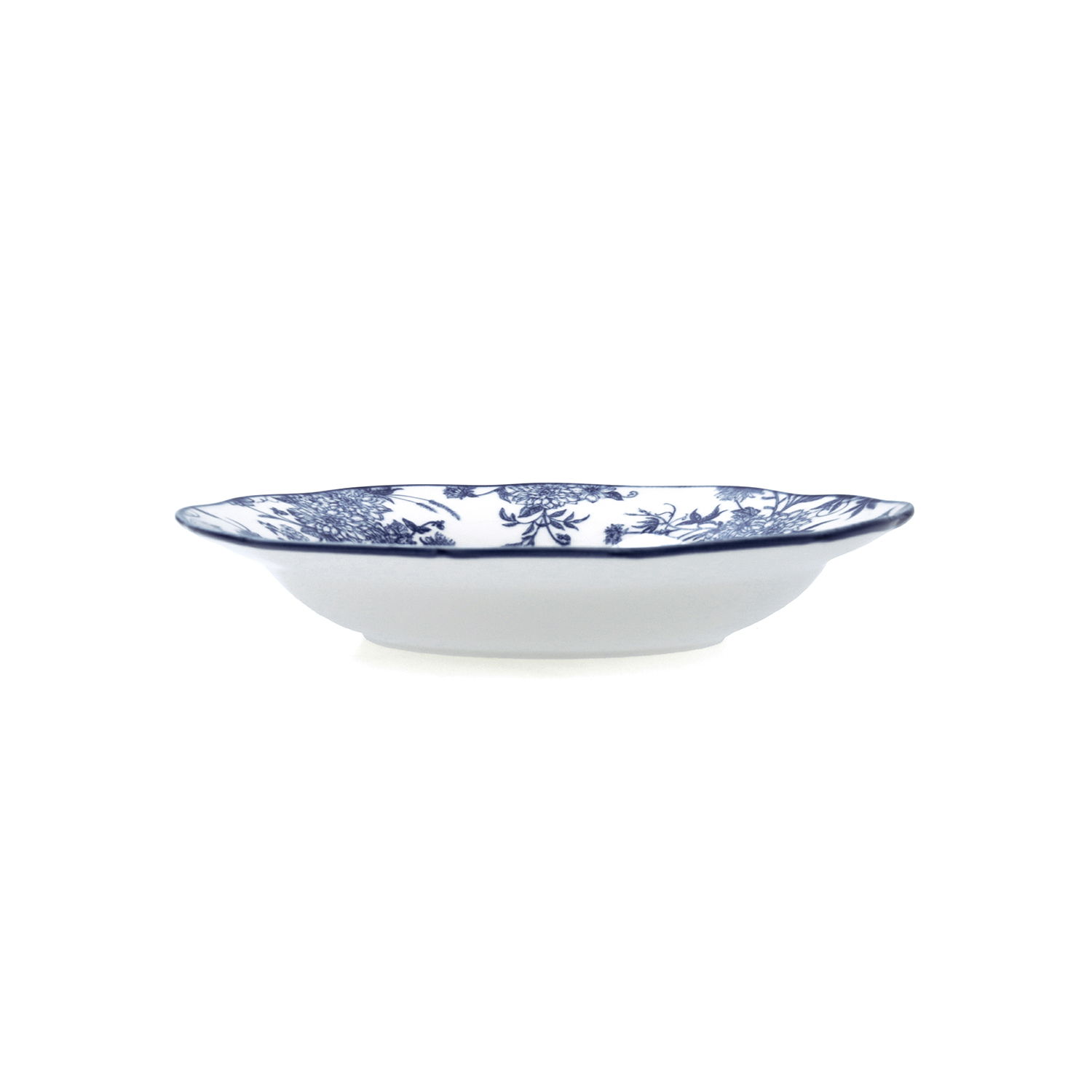 Plato hondo azul de porcelana Charlotte &Oslash;22cm