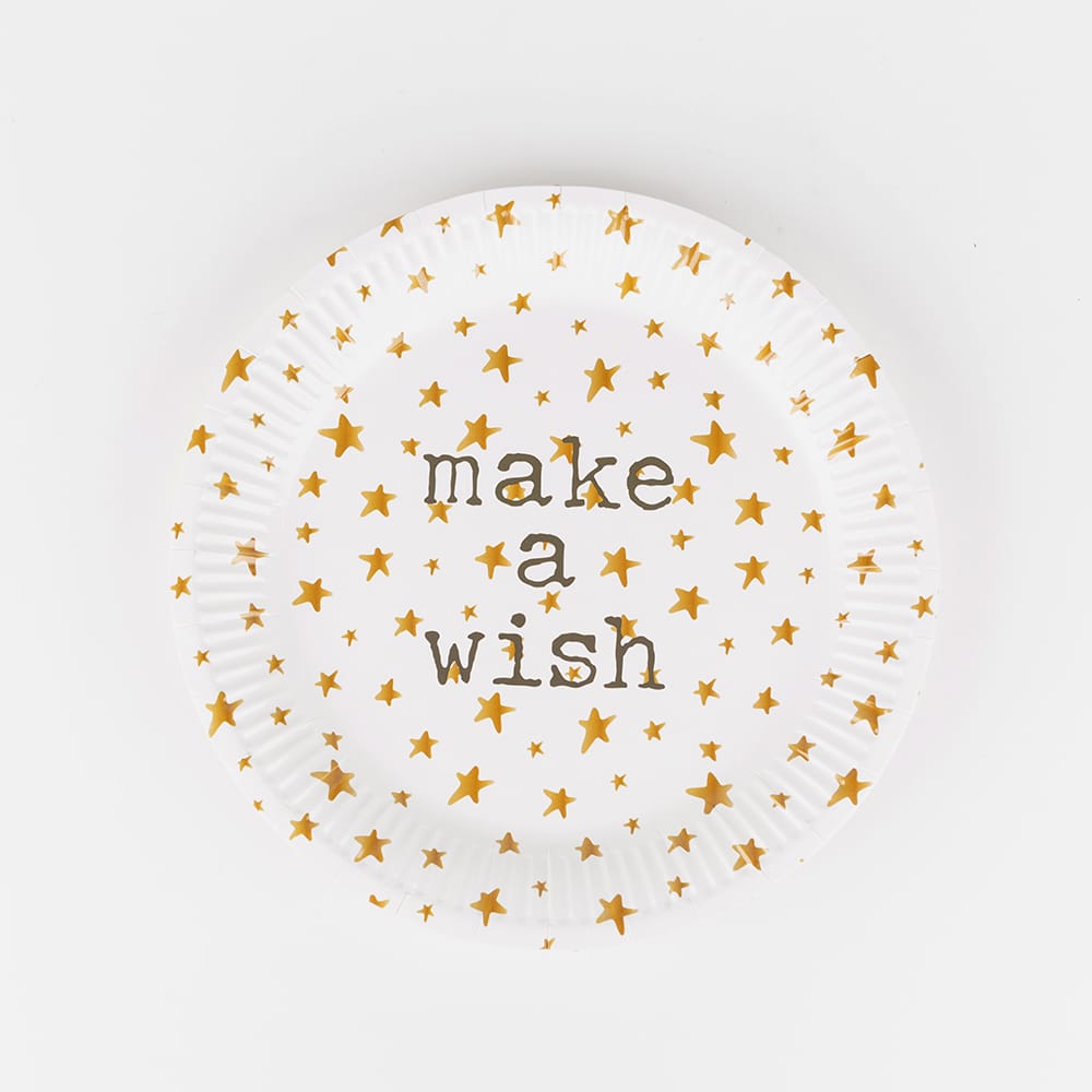 Set de 10 platos de cart&oacute;n varios modelos