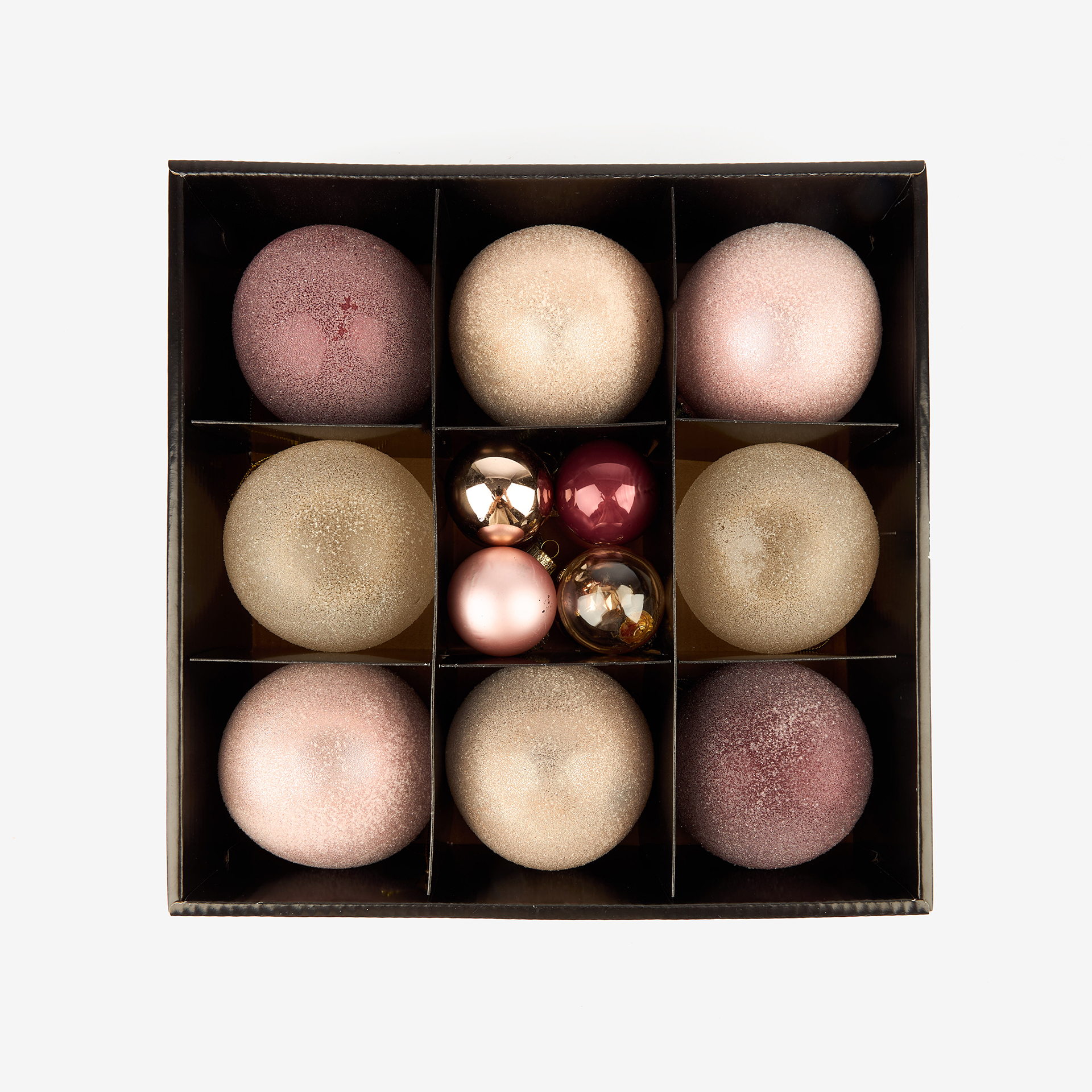 Set de 16 bolas decorativas Navidad