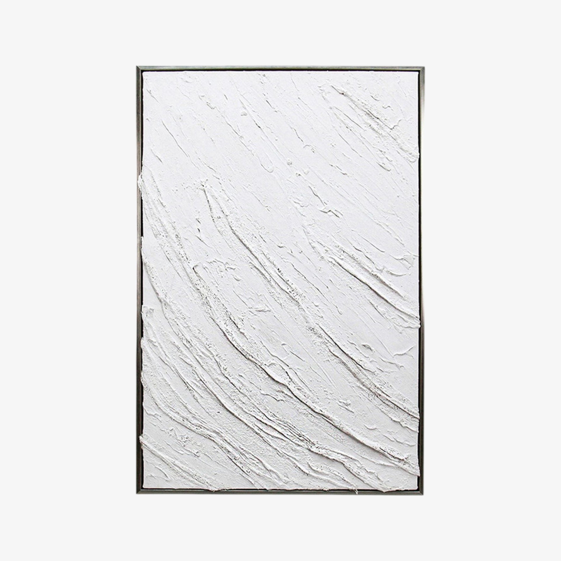 Cuadro con marco plateado Diagonal Sondal 60x90cm