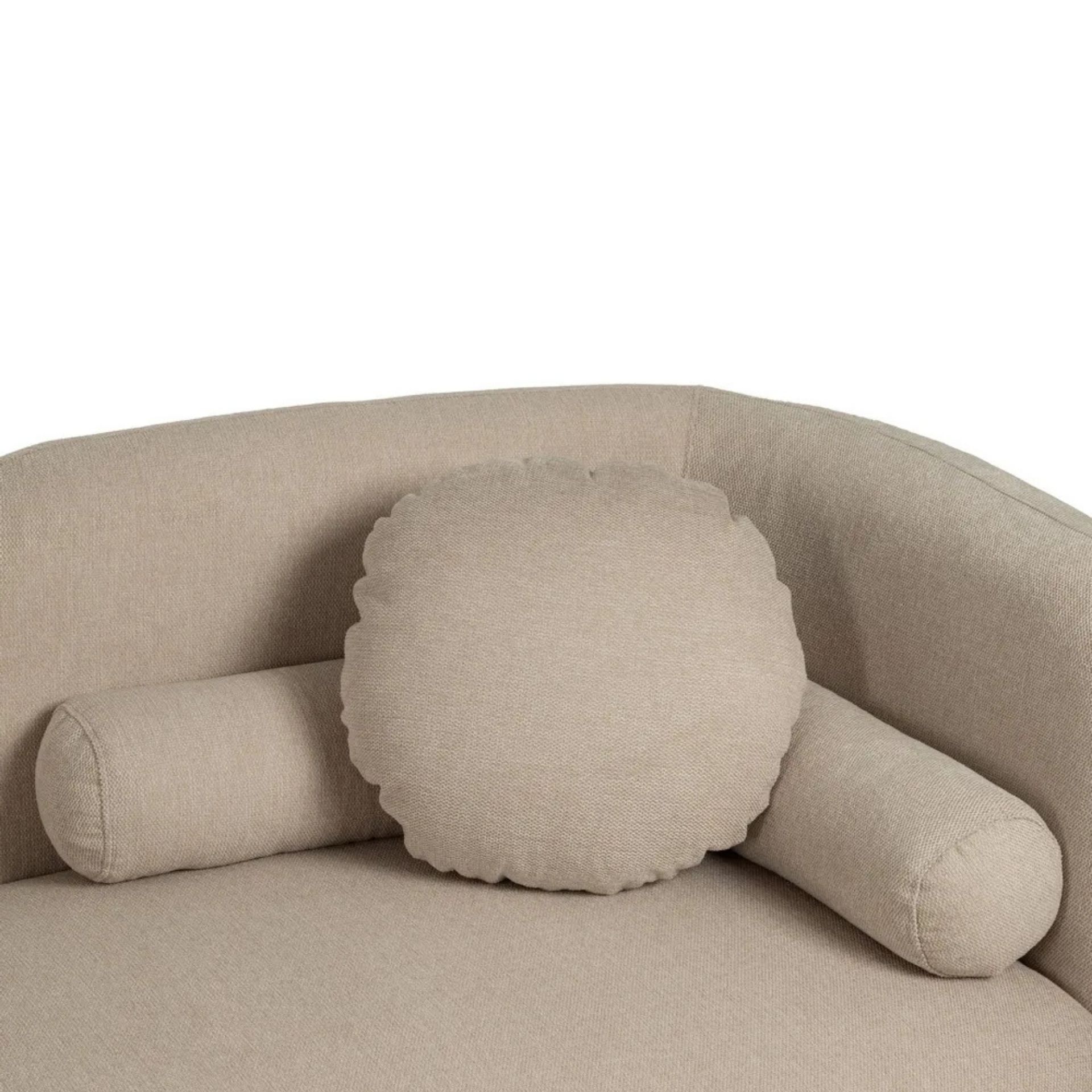 Sof&aacute; de 3 plazas de poli&eacute;ster Aria 223x88x72cm