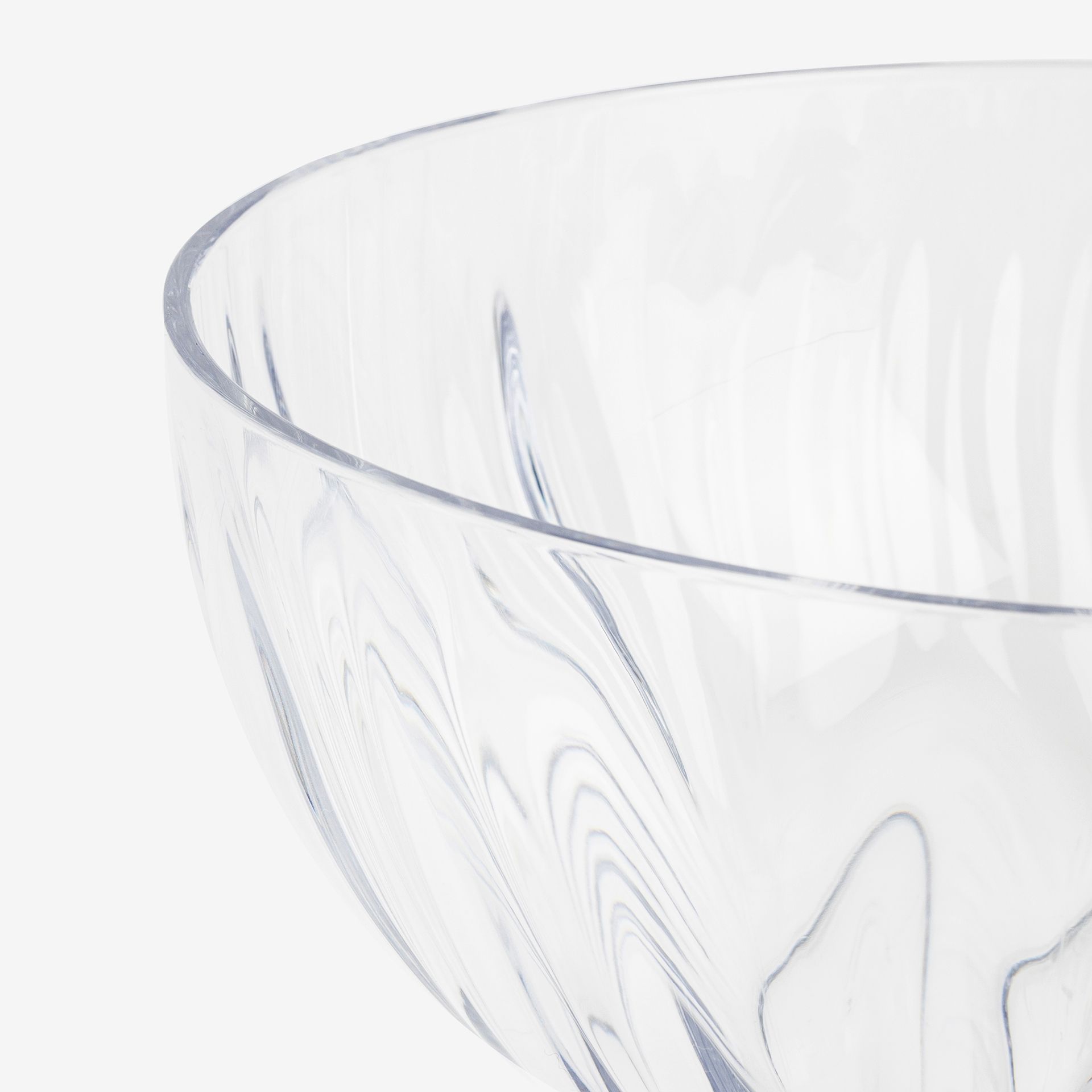 Ensaladera de plástico transparente Rut Ø24cm - Guzzini