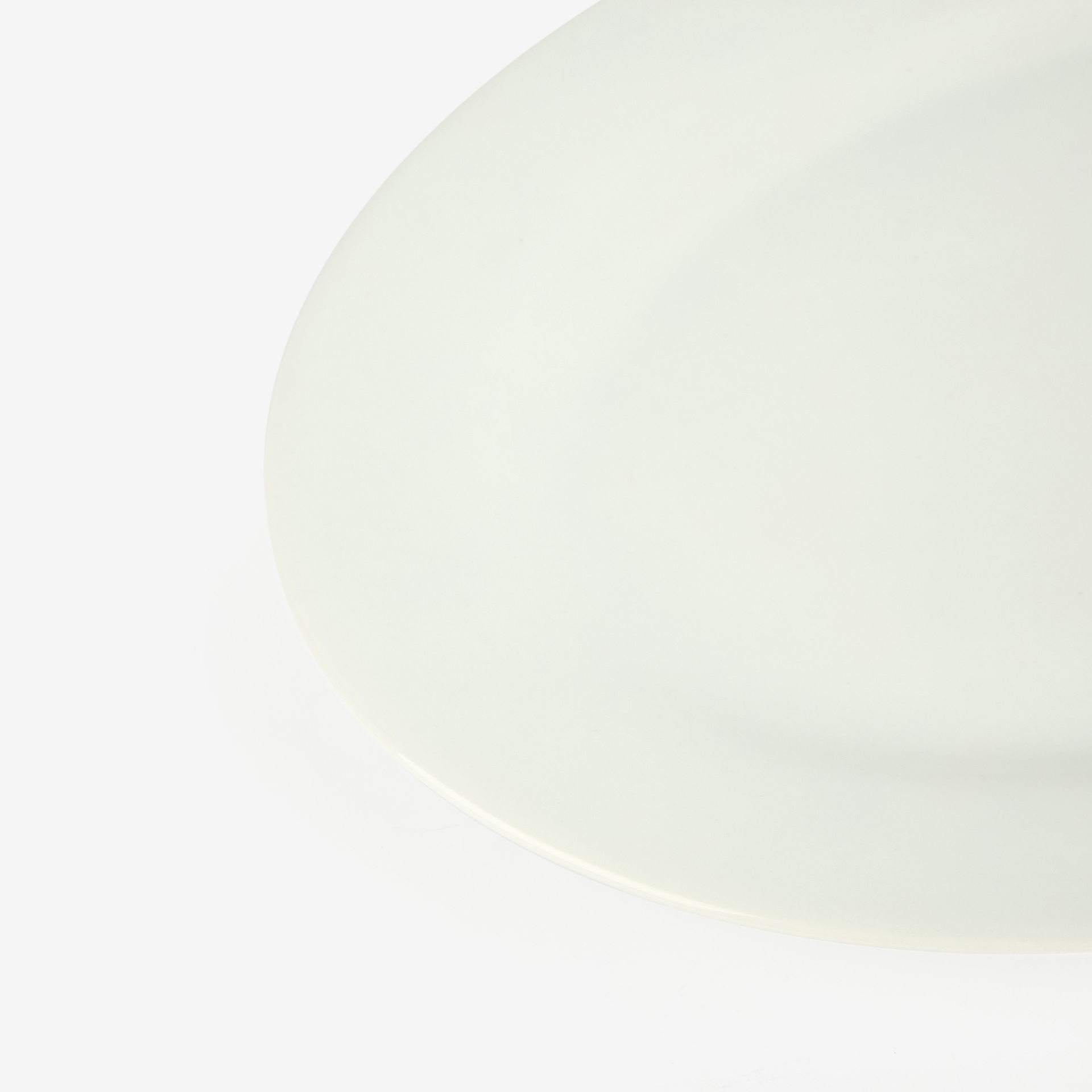 Fuente ovalada de porcelana para servir blanca 40cm