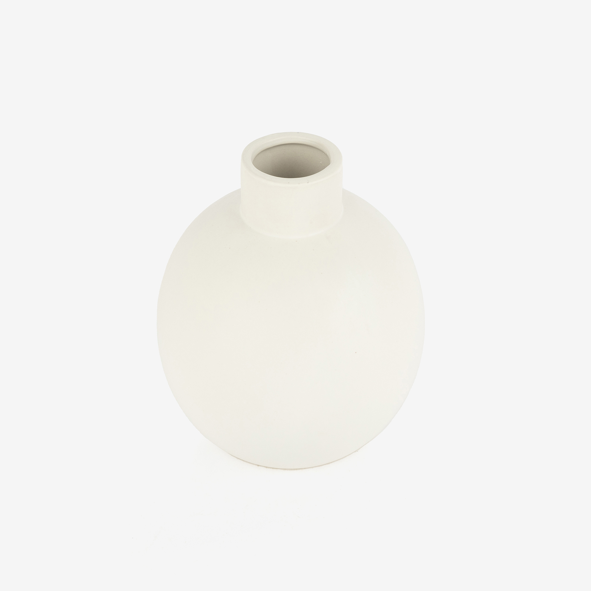 Jarr&oacute;n de porcelana blanco &Oslash;10,8x17cm