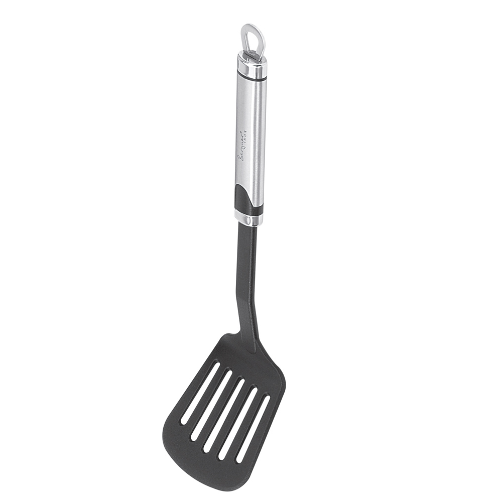 Espátula ranurada de acero inoxidable y nylon Eirene - Bergner