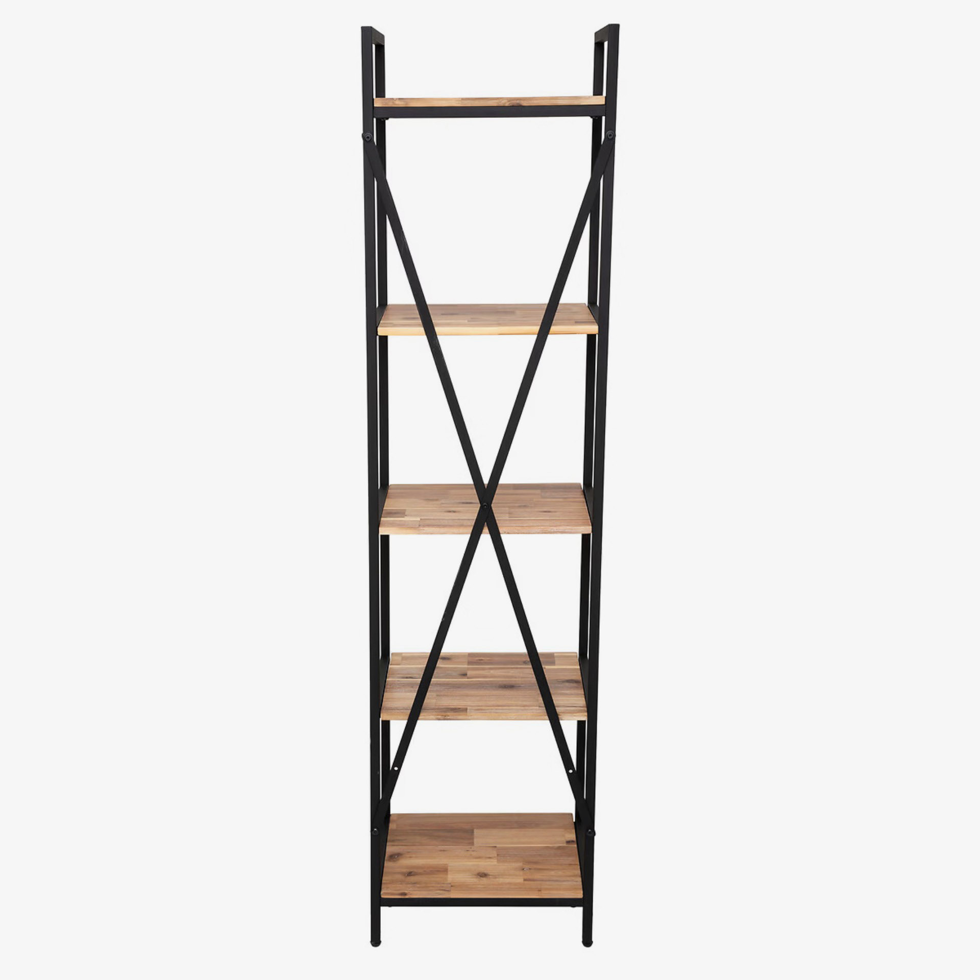 Estanter&iacute;a de 5 niveles de madera Lunel 45x180cm 