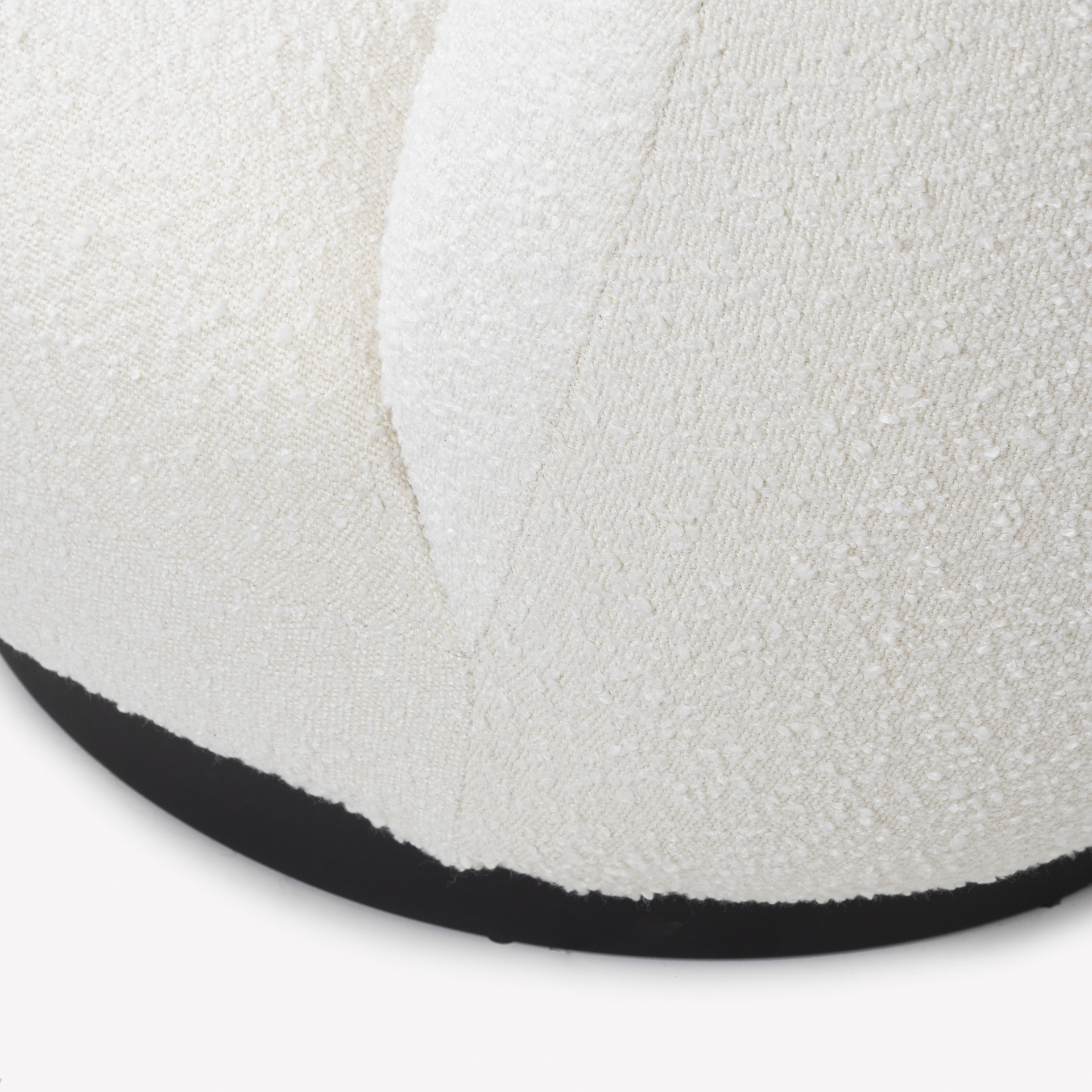 Butaca de borreguito giratoria blanca Pacha 81x95x71cm Clau&Chloe