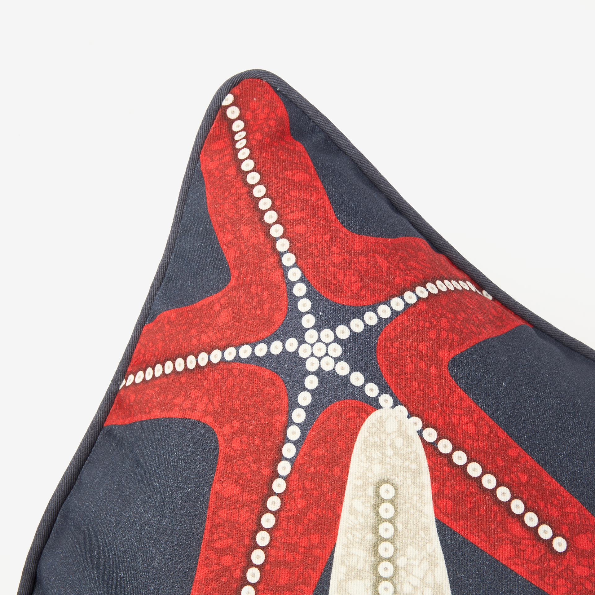 Funda de coj&iacute;n de algod&oacute;n Starfish 45x45cm