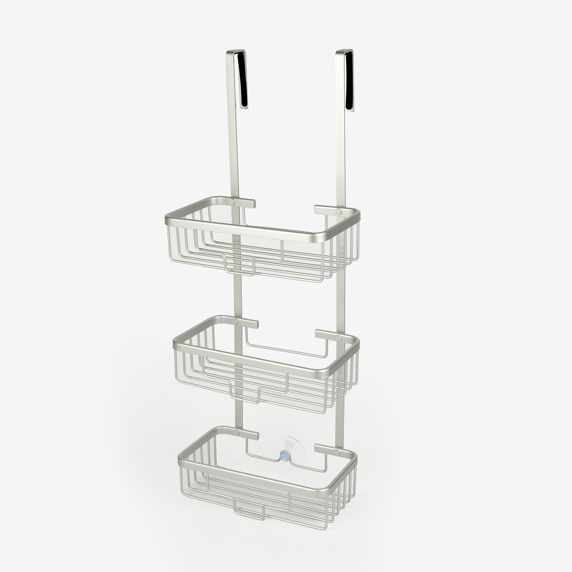 Estante de baño de aluminio Loa 23x13x61cm