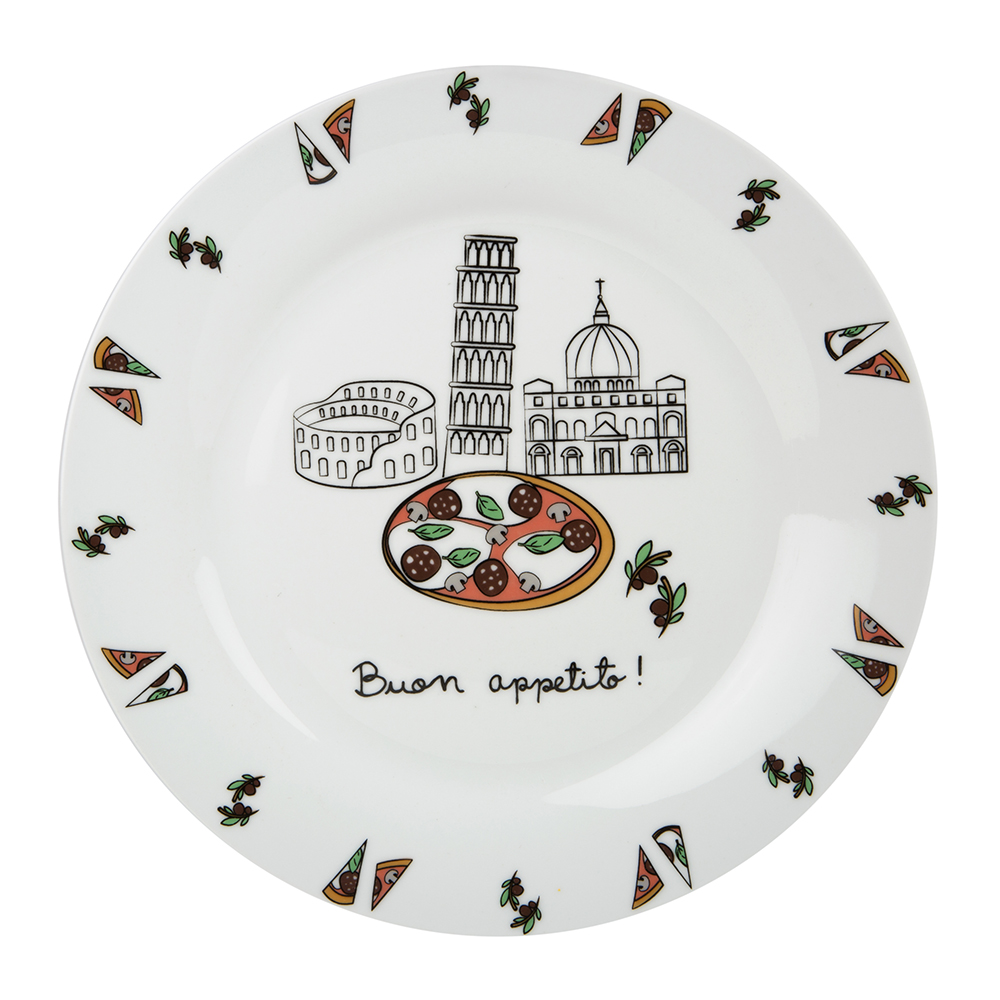 Vajilla 18 Piezas Porcelana Italia