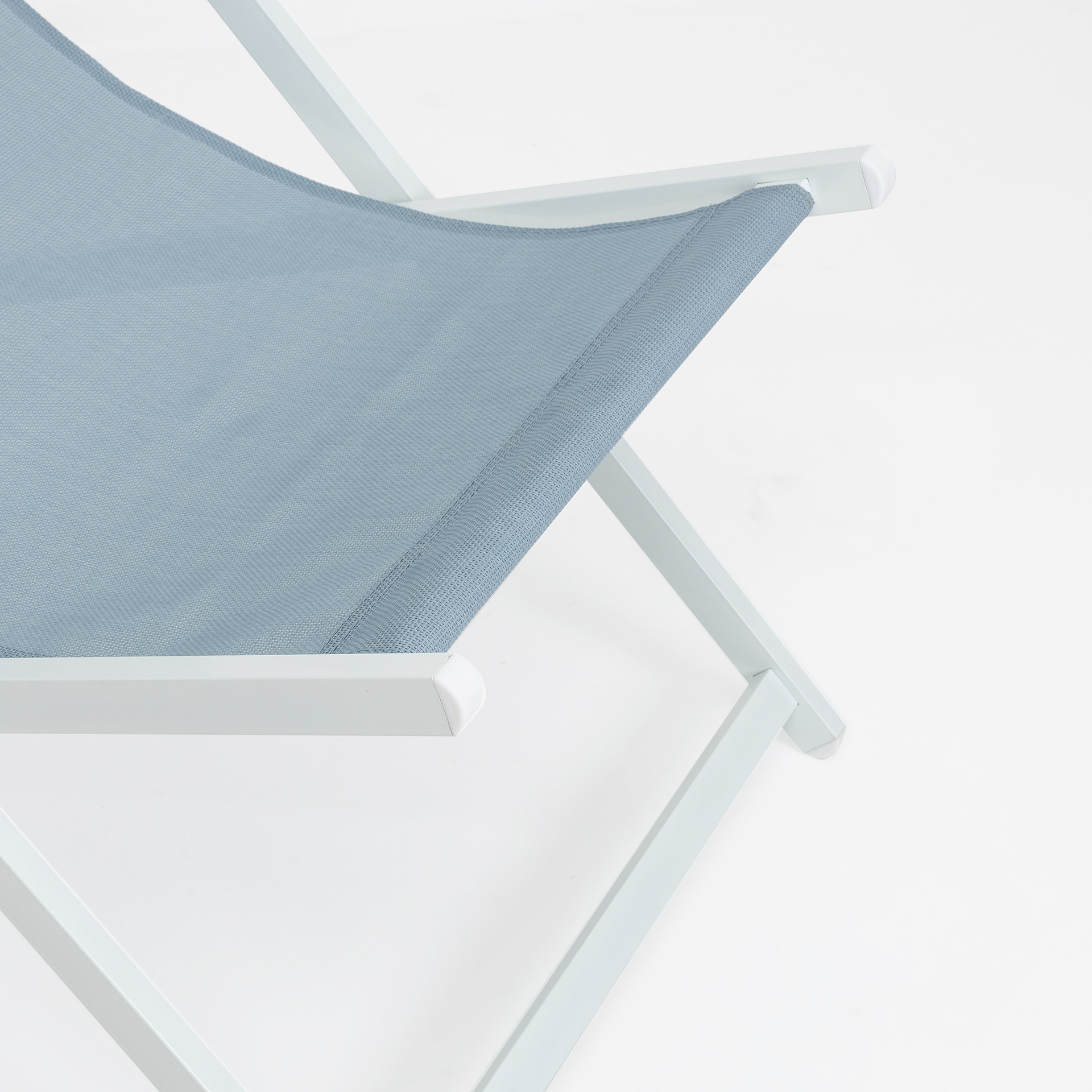 Hamaca de jard&iacute;n azul de aluminio Ereses 101 cm