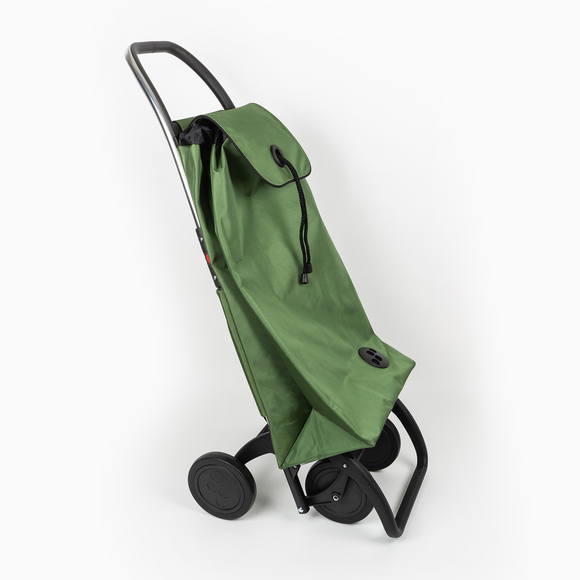 Carro de la compra de acero inoxidable kaki I-Max 4L