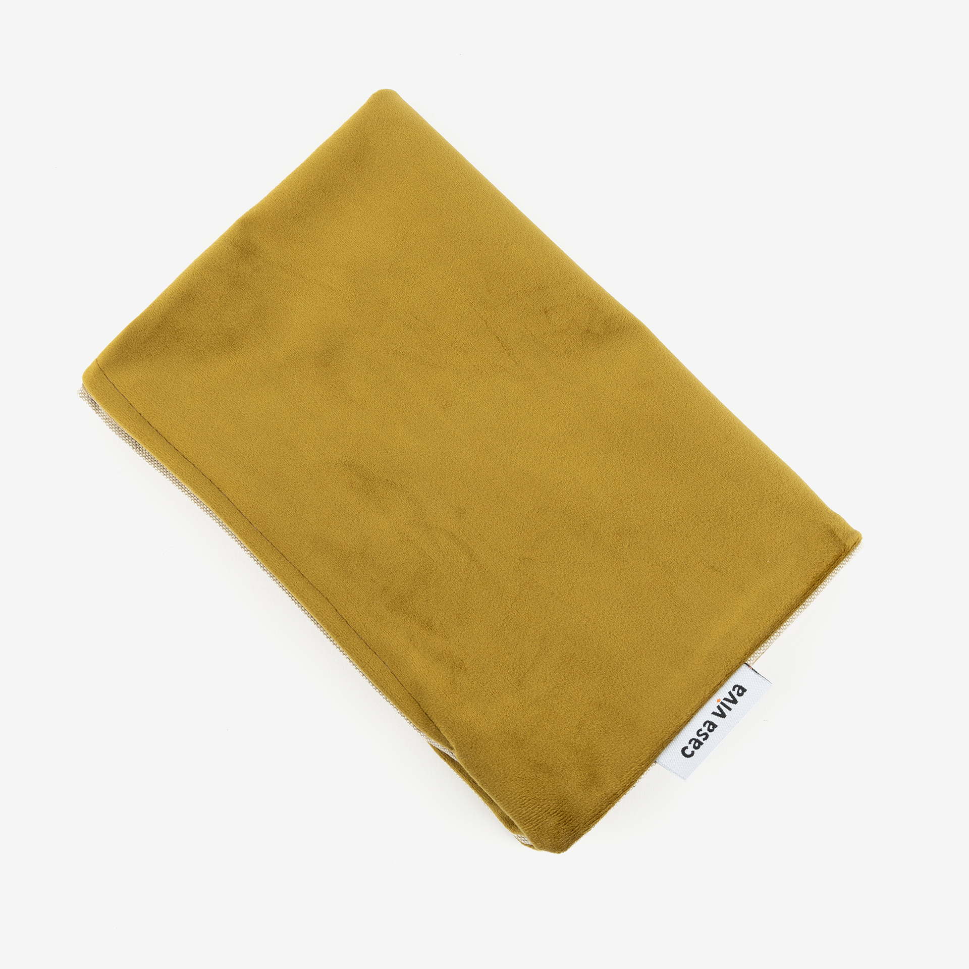 Funda de coj&iacute;n de terciopelo verde oliva 30x45cm