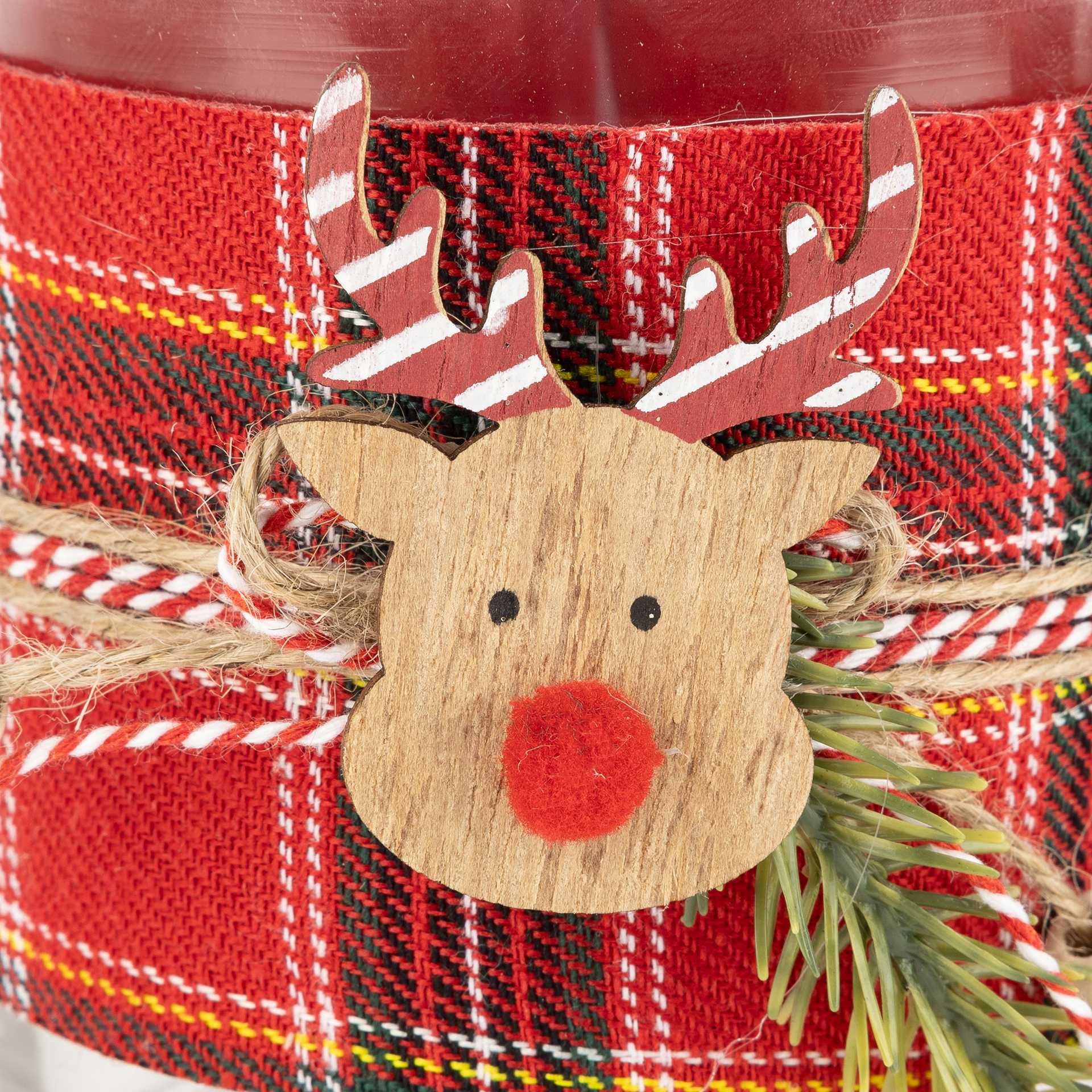 Portavelas de cristal Reno 13cm