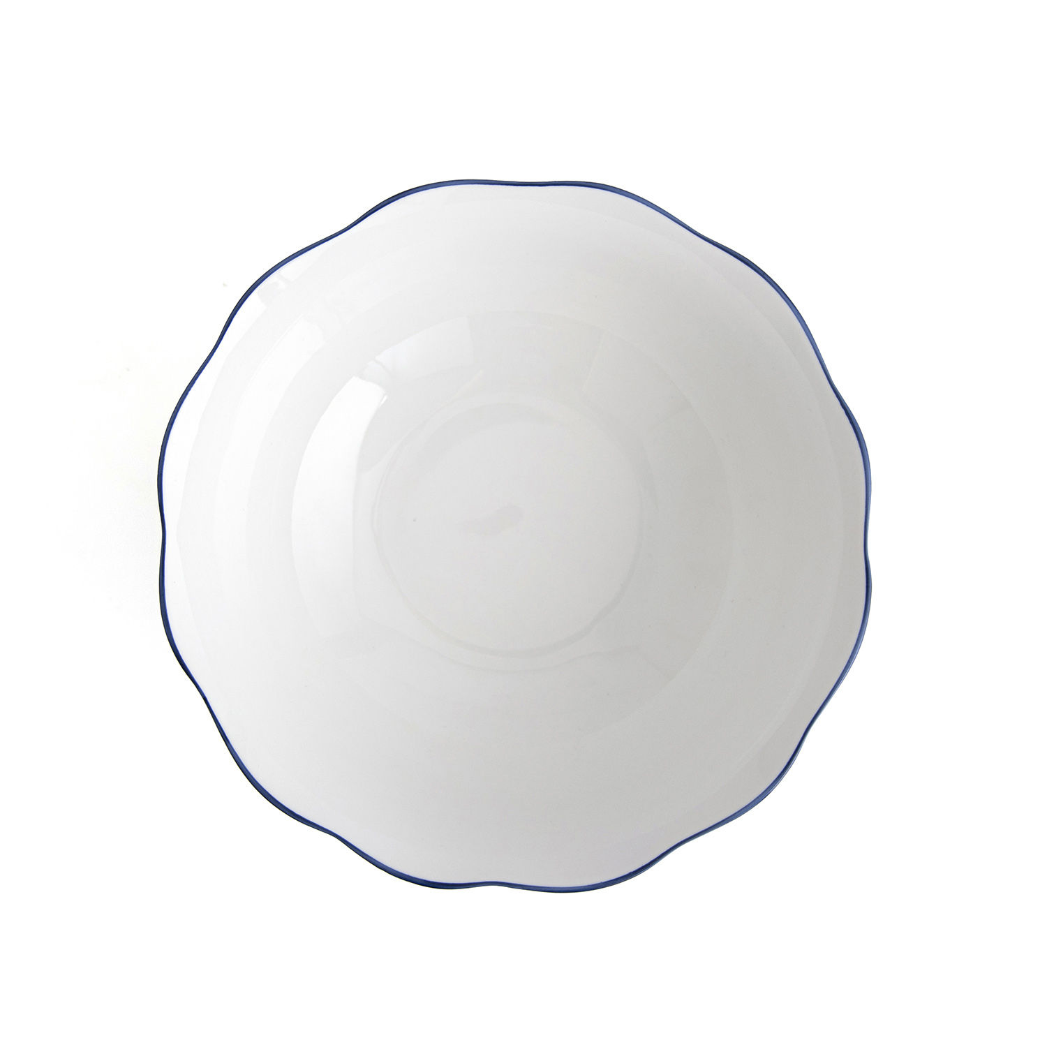 Ensaladera azul de porcelana Charlotte &Oslash;23x9cm