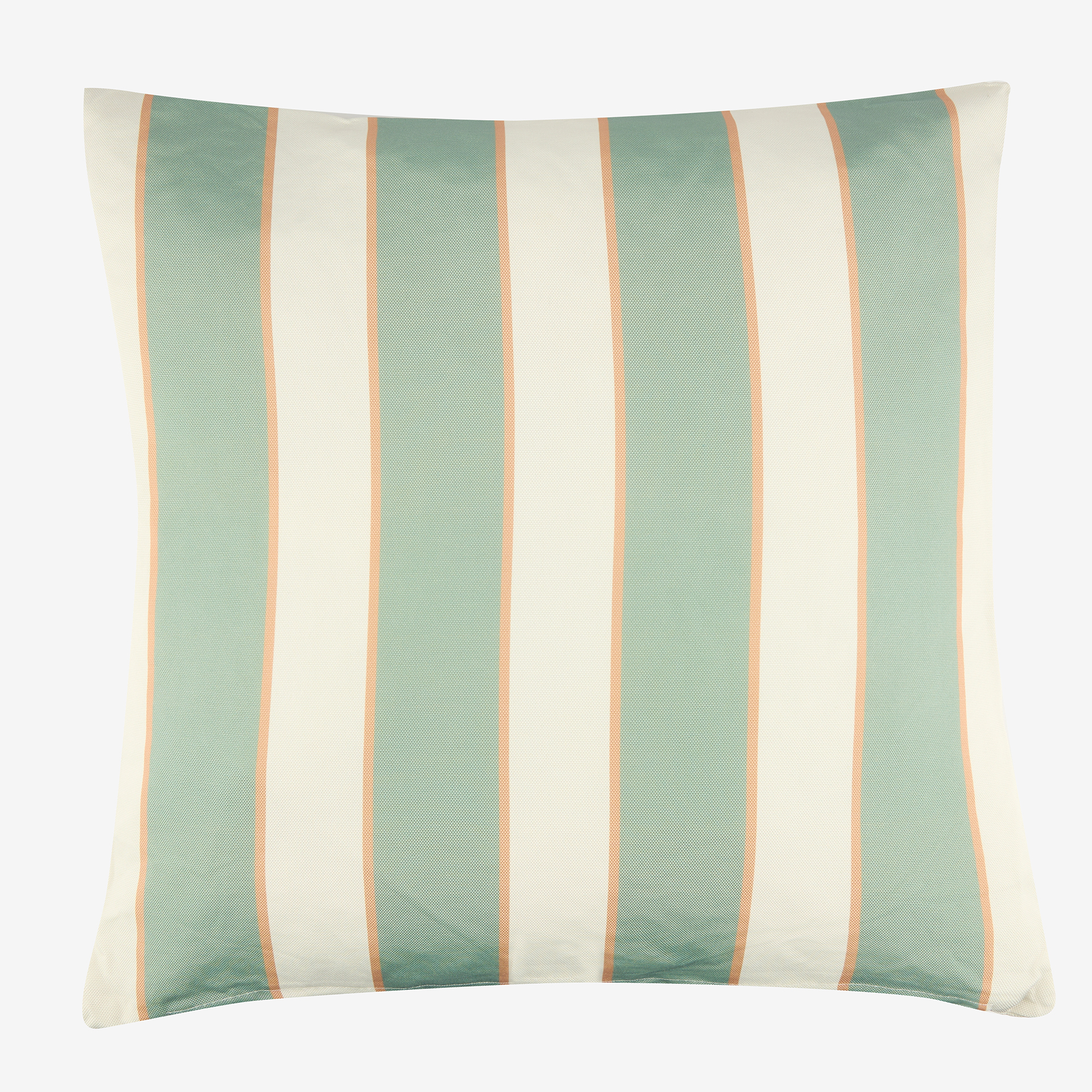 Cojín de exterior verde Rayas 43x43cm