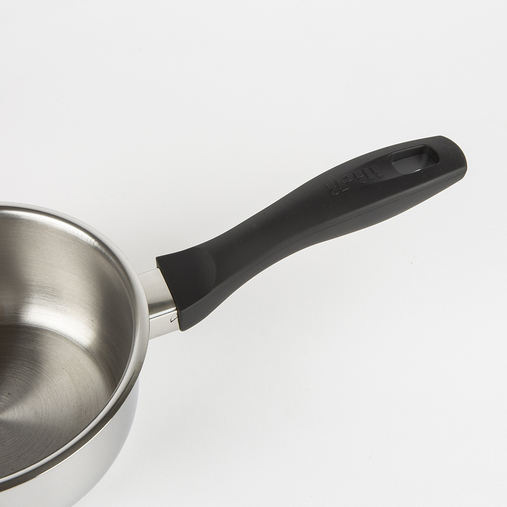 Cazo de acero inoxidable apto para inducción Ø14cm - 1L - Ibili