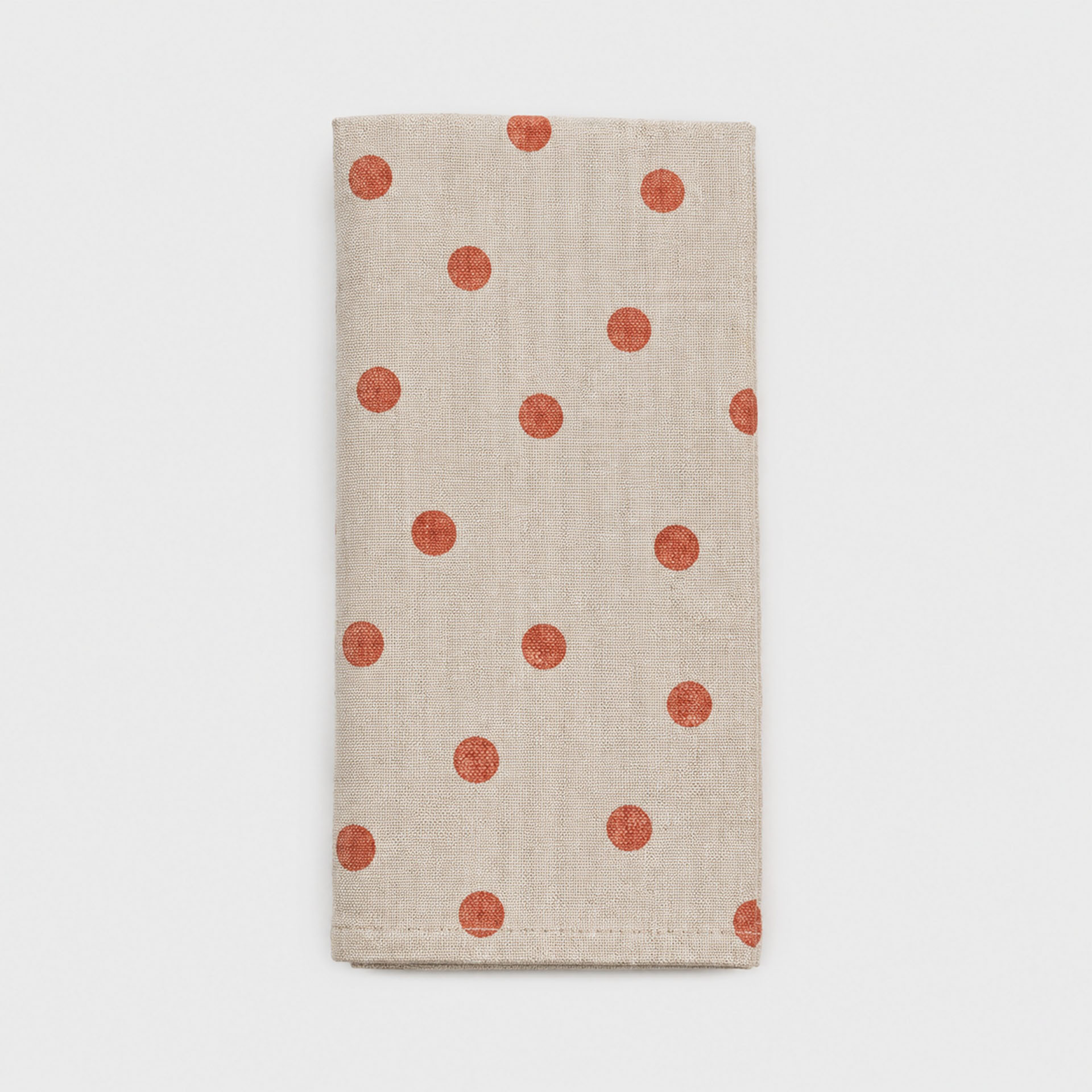 Servilleta de algod&oacute;n naranja Topacio 43x43cm