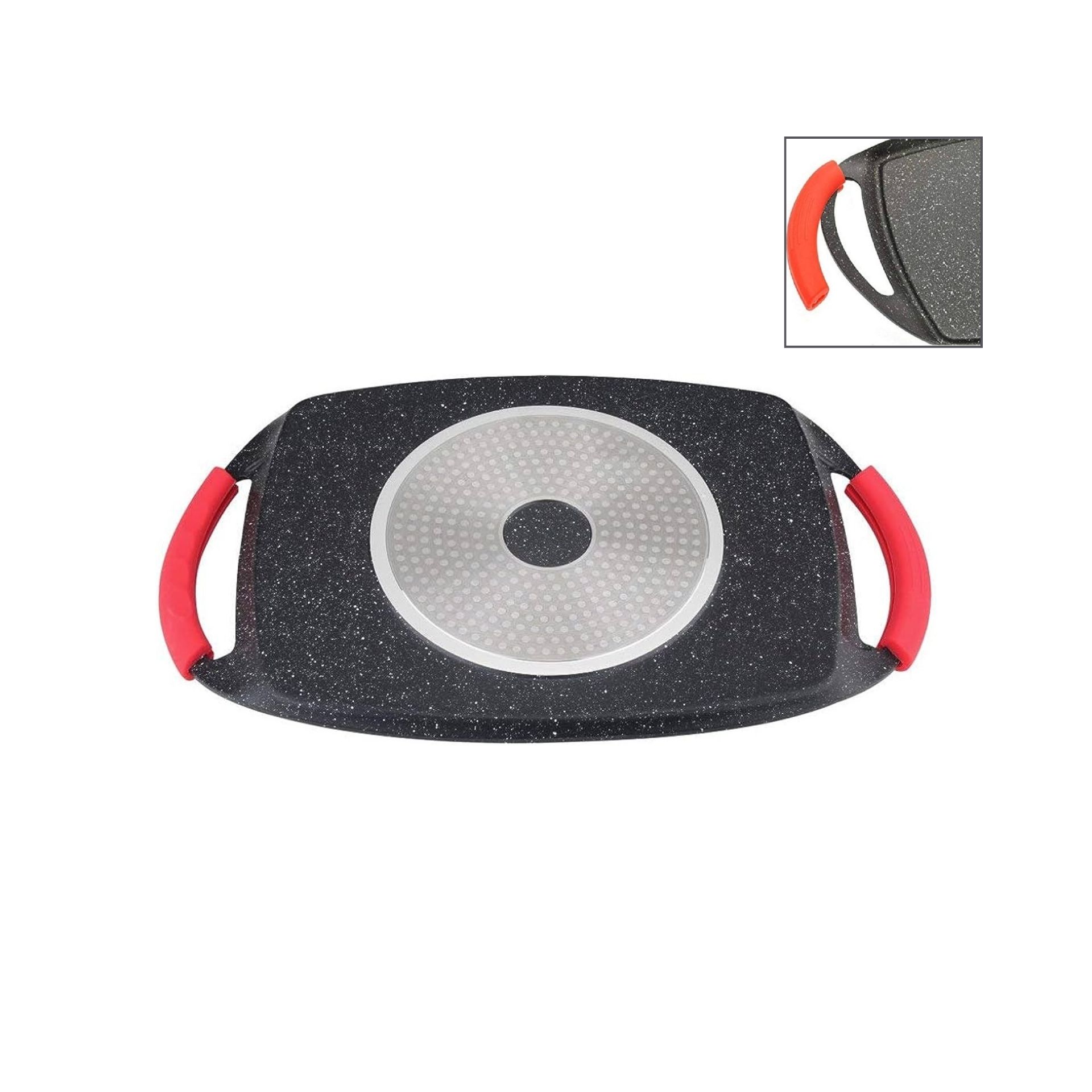 Plancha asador con recubrimiento de piedra 47cm