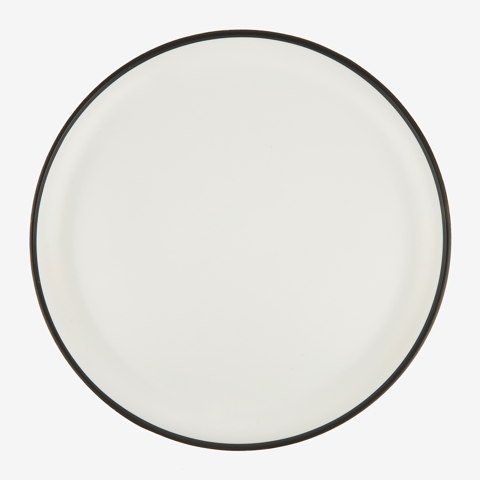 Plato llano de melamina blanco Veiga &Oslash;25cm