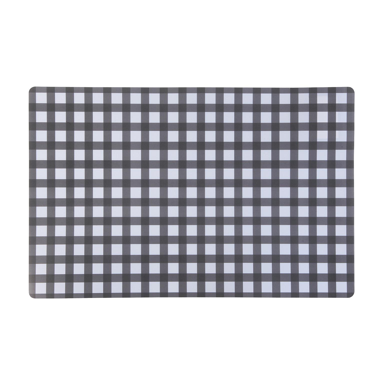 Mantel individual plástico gris Pic 44x28cm