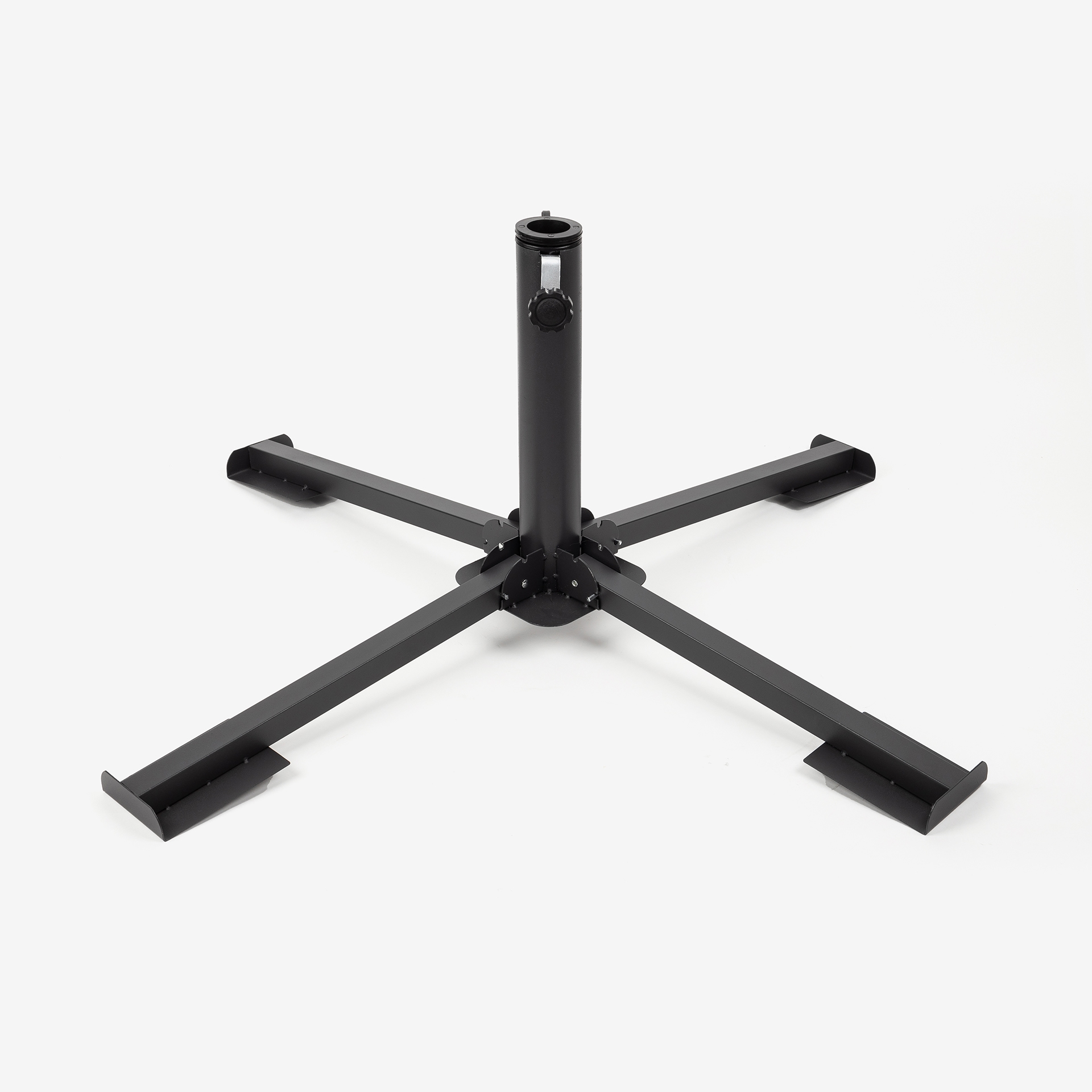 Pie de parasol de metal plegable 85x85cm