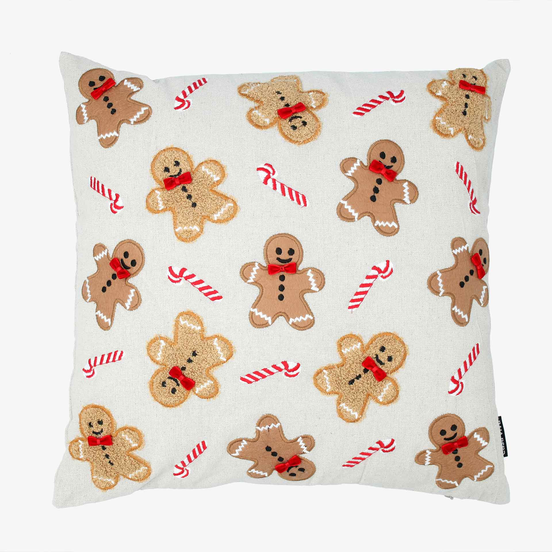 Funda de coj&iacute;n Galleta de Jengibre 45x45cm