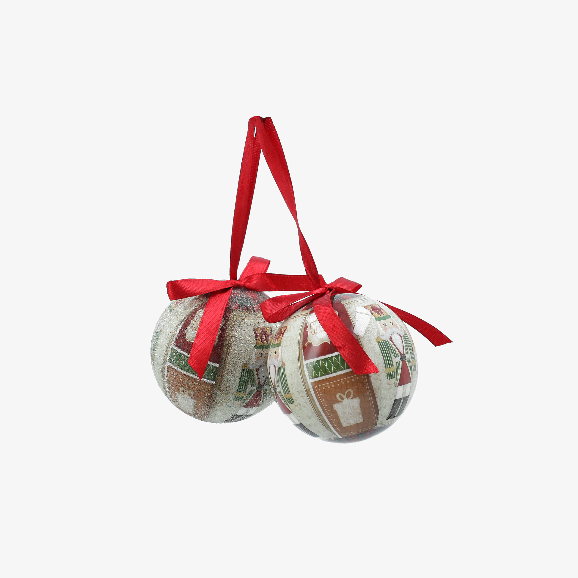 Set de 14 bolas de Navidad  de cascanueces &Oslash;7,5cm