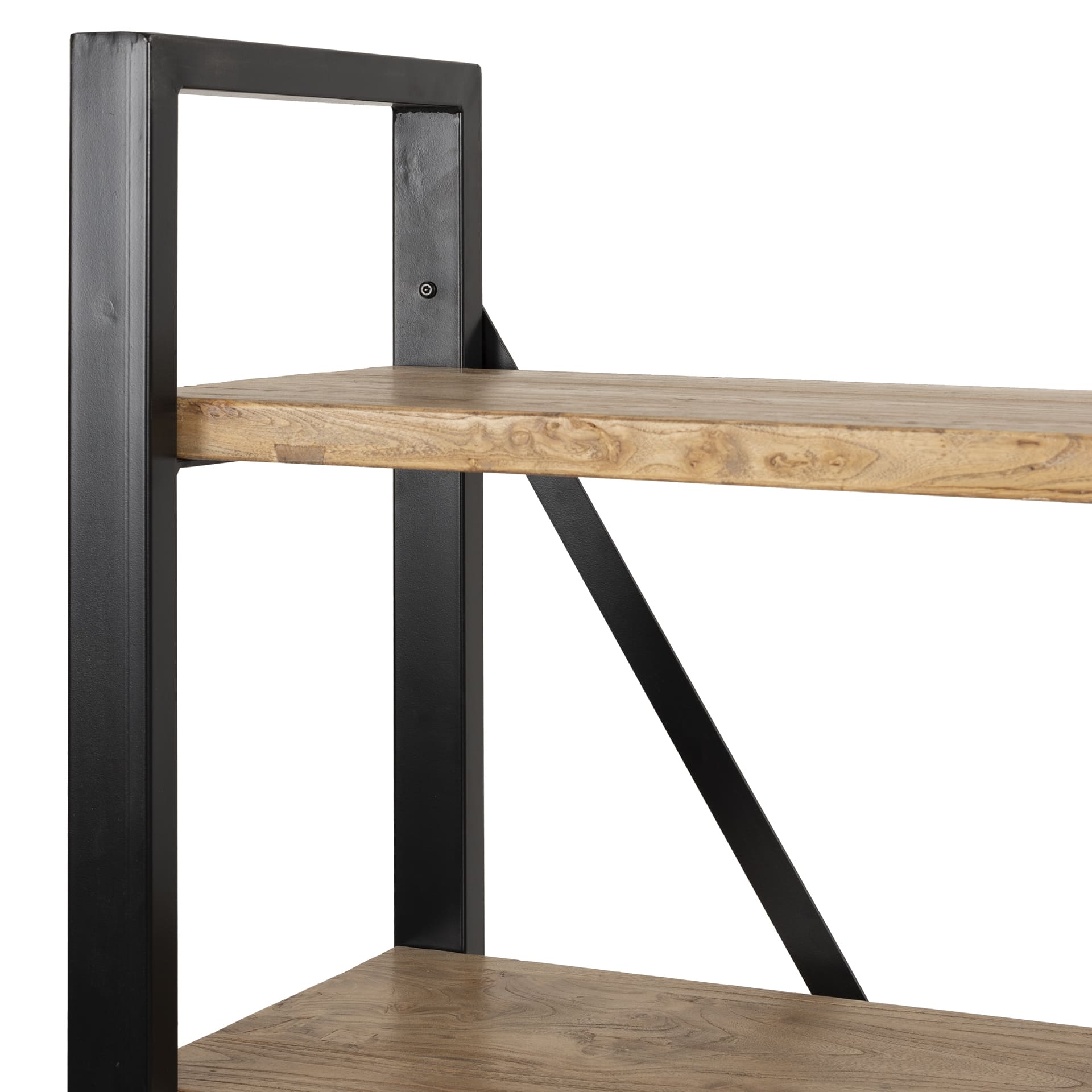 Estantería de madera de olmo reciclada 80x40x160cm