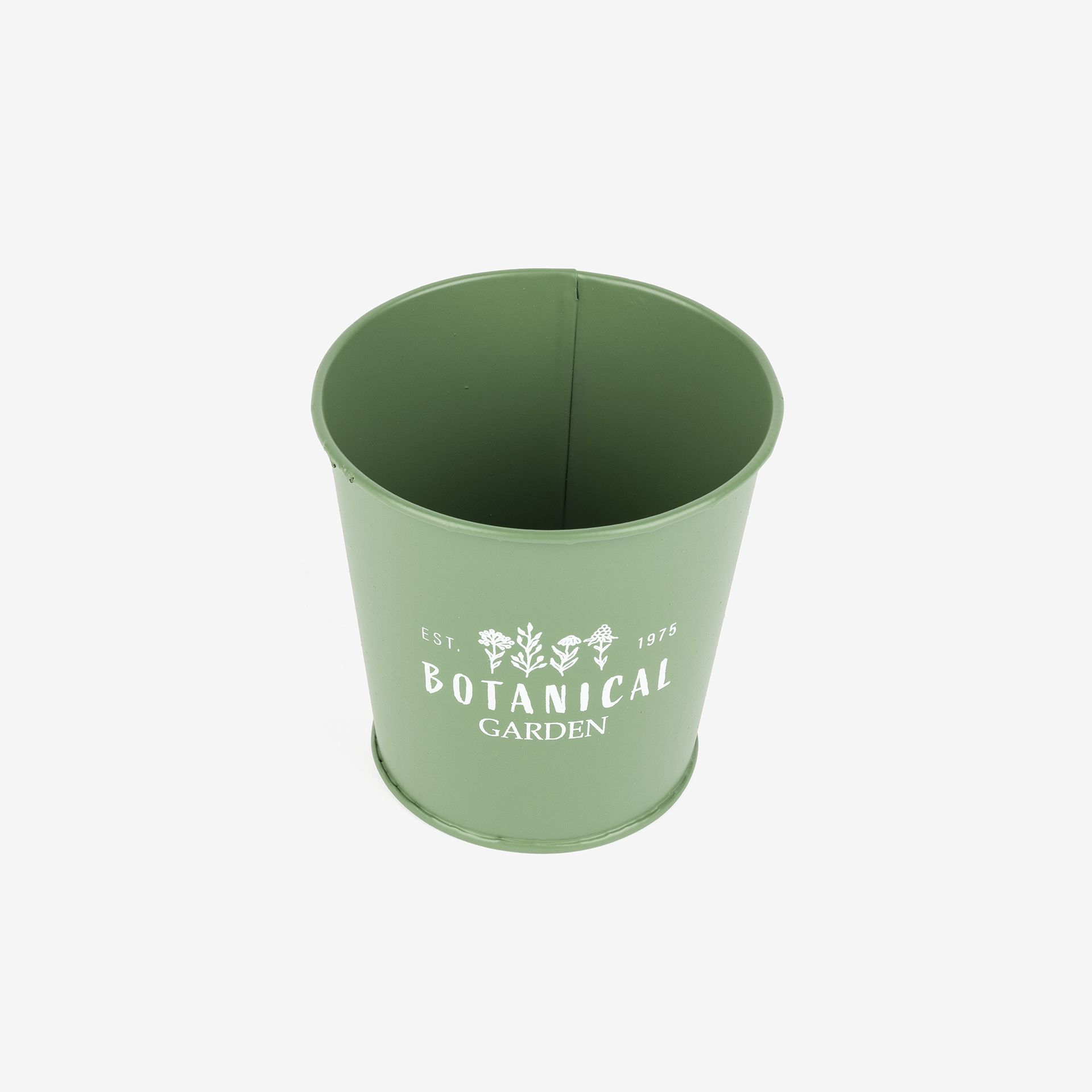 Macetero verde de metal Botanist &Oslash;12x12cm