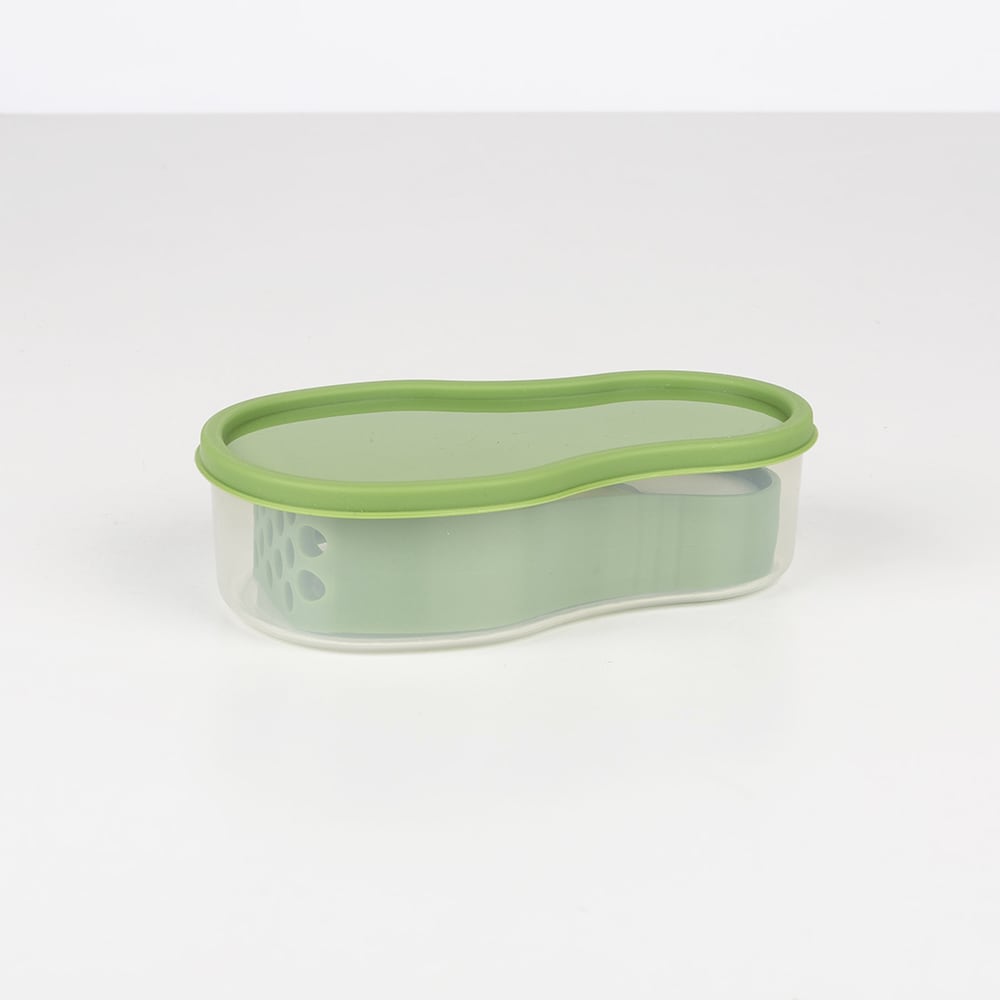 Set de utensilios aguacate de plástico 15x8x4cm