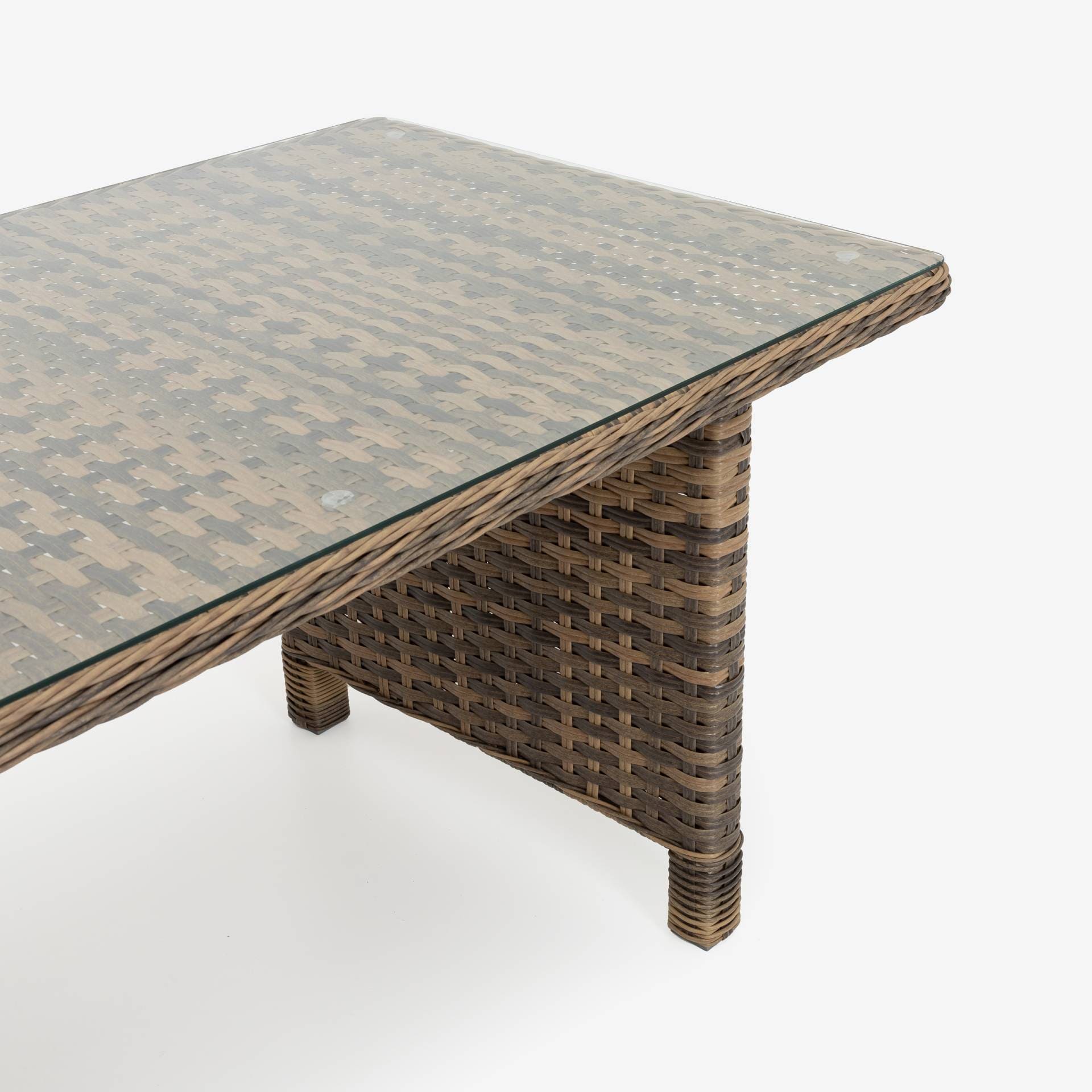 Set de jardín de 4 piezas de ratán sintético Lanai