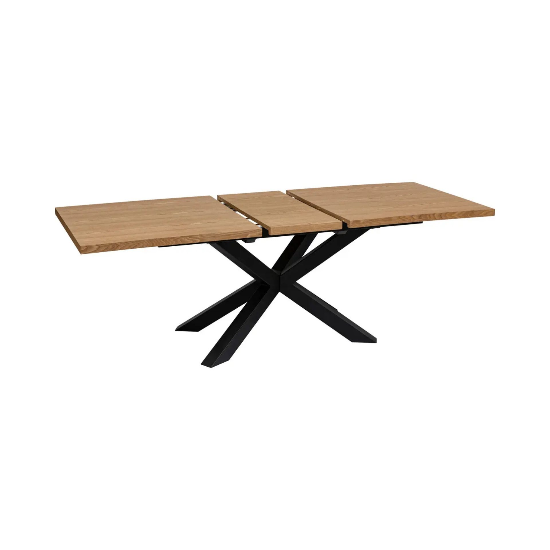 Mesa de comedor extensible de madera DM Denver 180/220x90x76cm