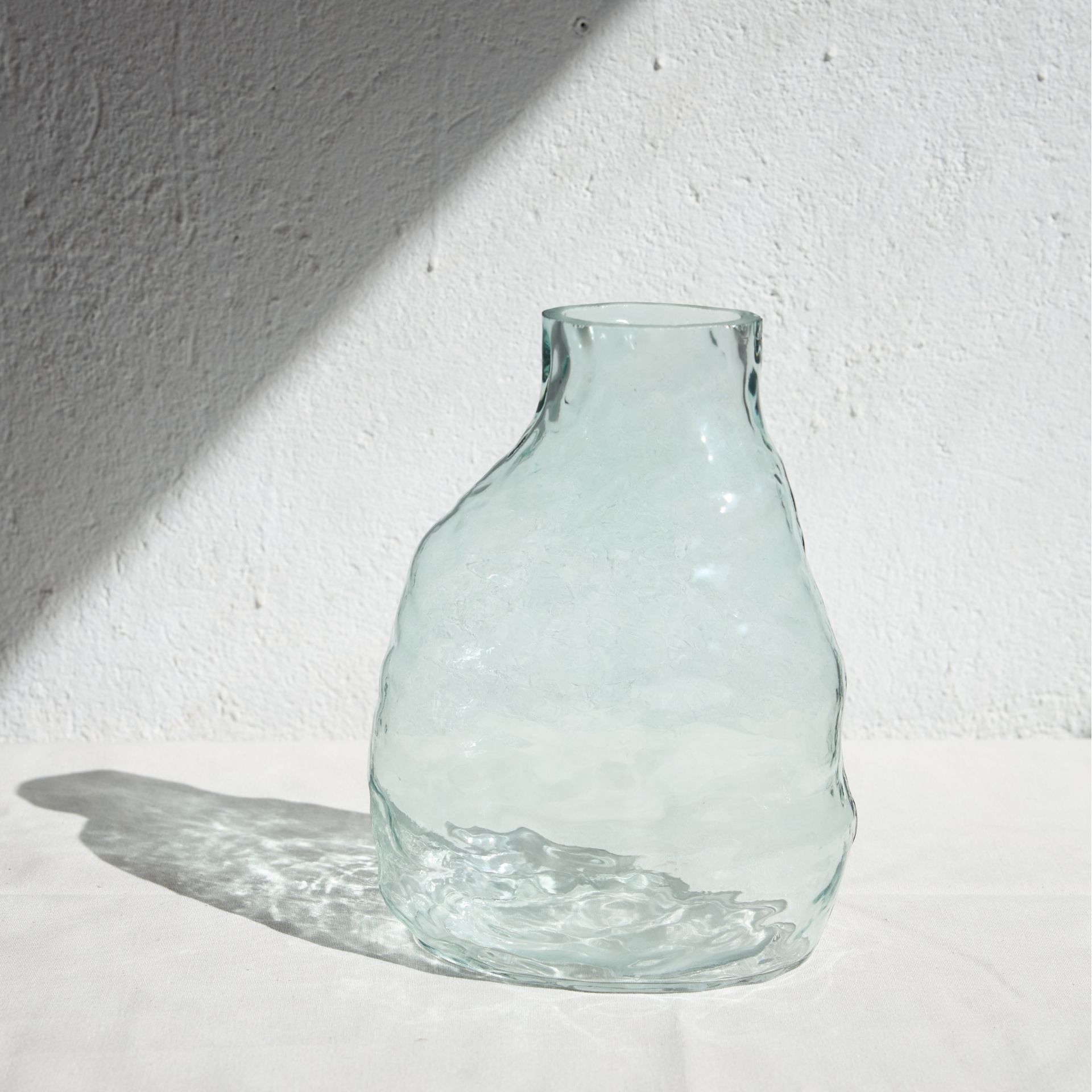 Jarr&oacute;n de cristal transparente Biras 21x15x23cm